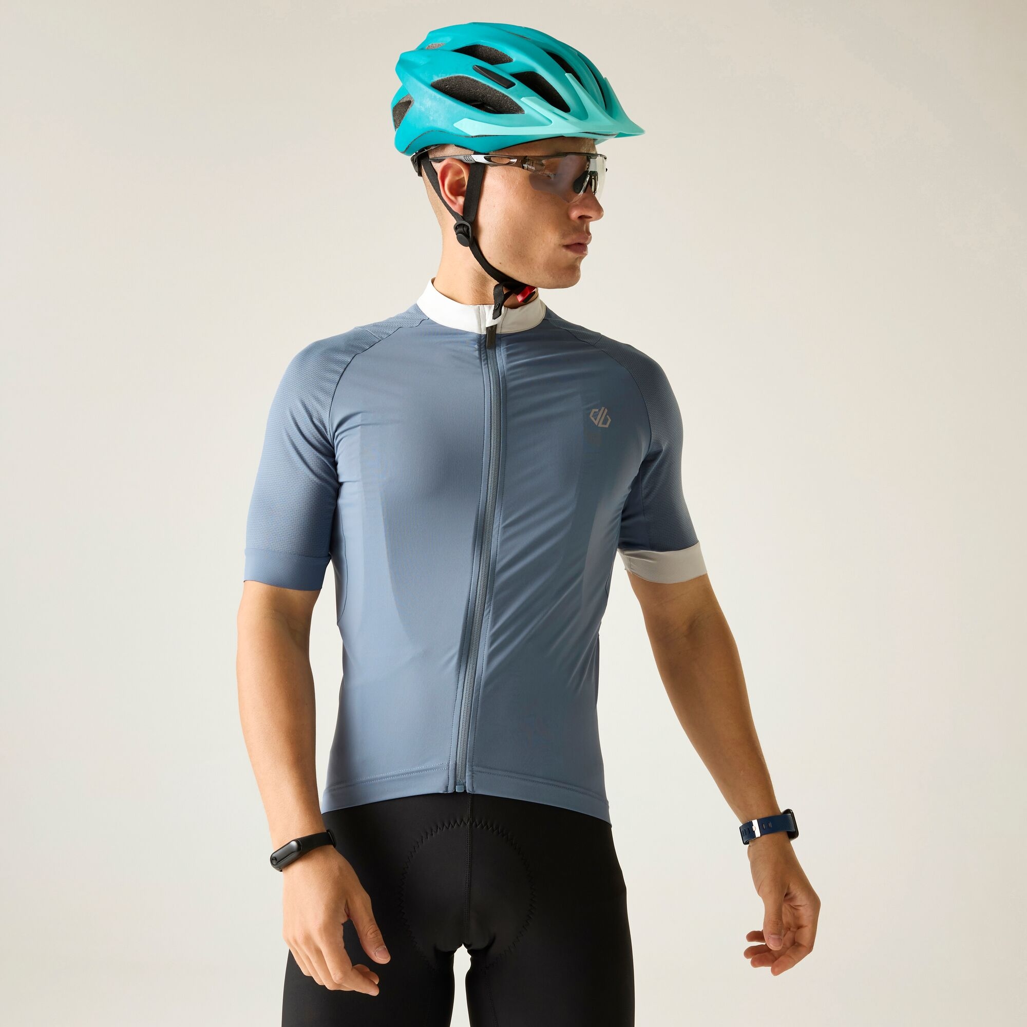 Dare 2b   Koszulka rowerowa męska oblaskowa Lightning S/S Niebieski