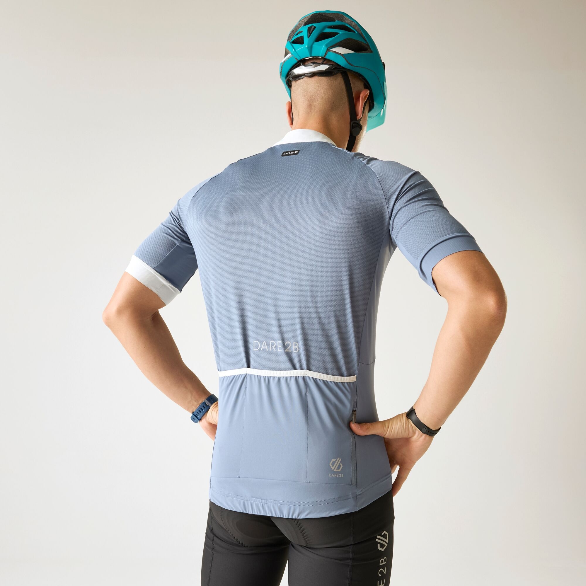 Dare 2b   Koszulka rowerowa męska oblaskowa Lightning S/S Niebieski