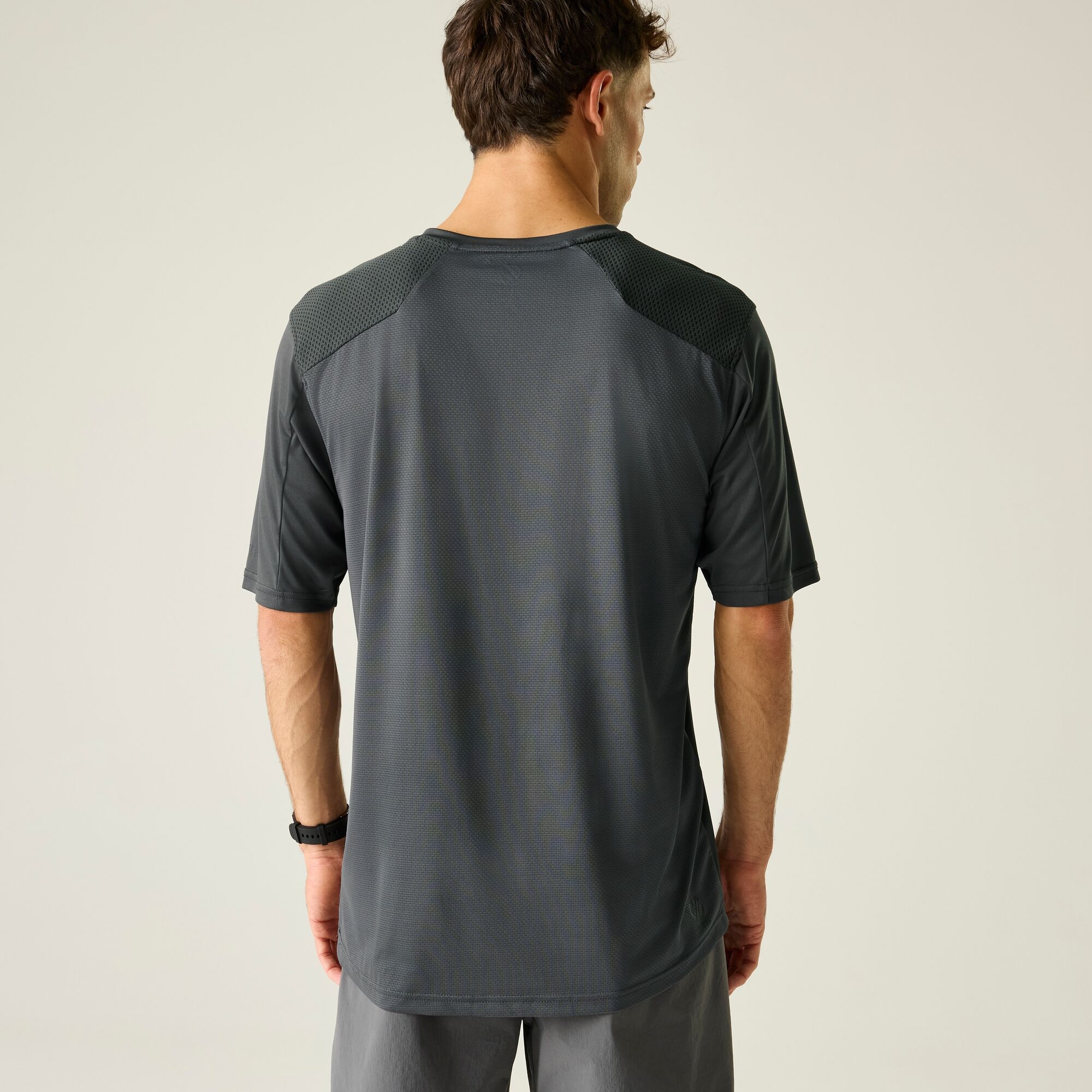 Dare 2b   Koszulka rowerowa męska szybkoschnąca Trackstand Ace Szary