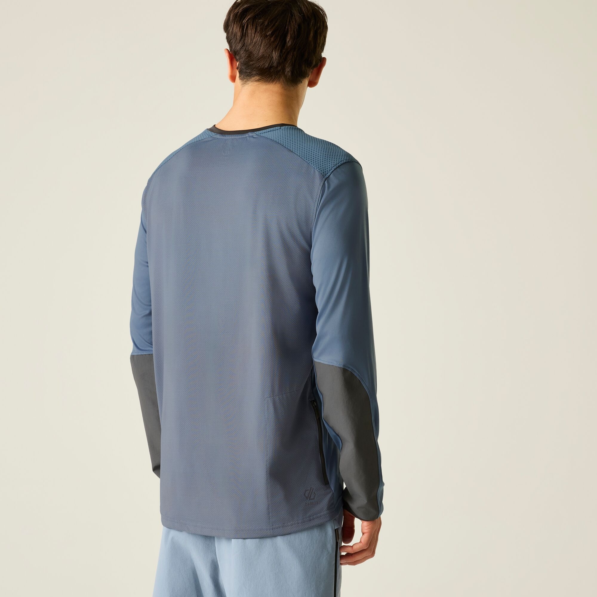 Dare 2b   Koszulka rowerowa z długim rękawem męska szybkoschnąca Trackstand Ace L/S Niebieski