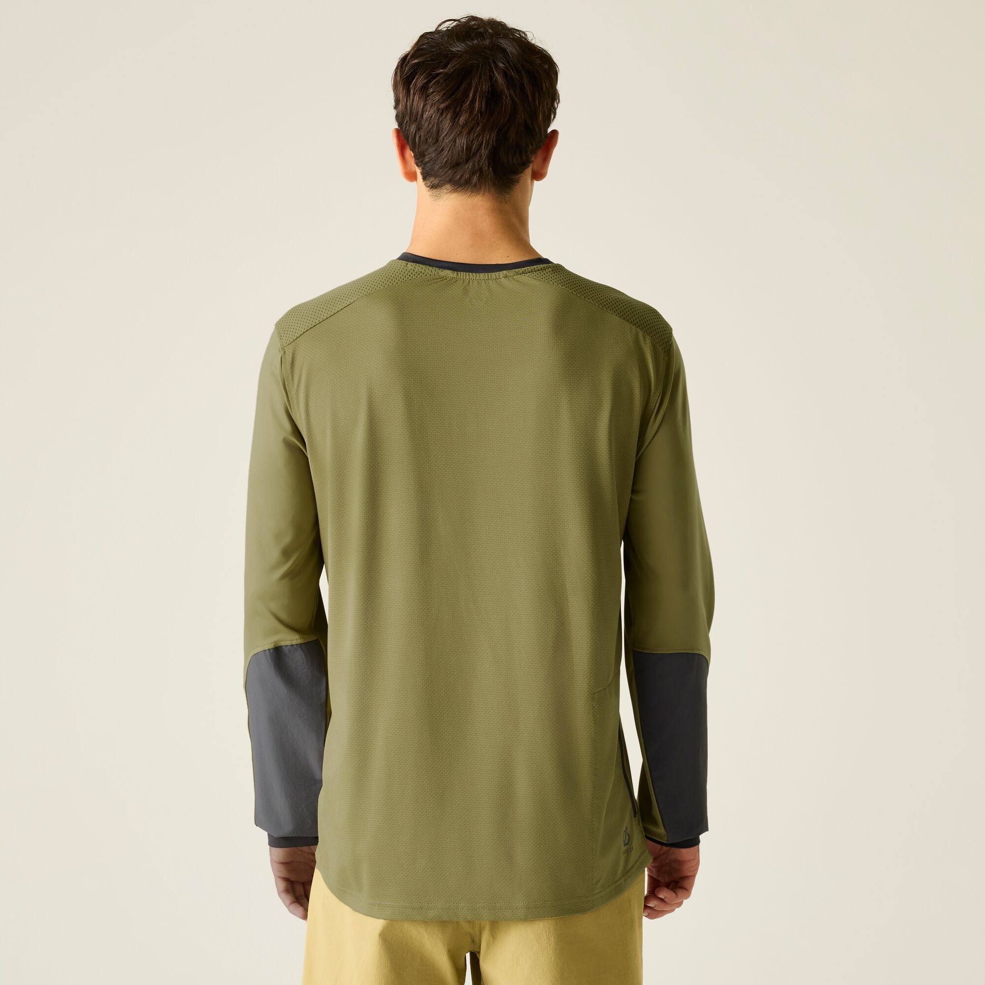 Dare 2b   Koszulka rowerowa z długim rękawem męska szybkoschnąca Trackstand Ace L/S Zielony