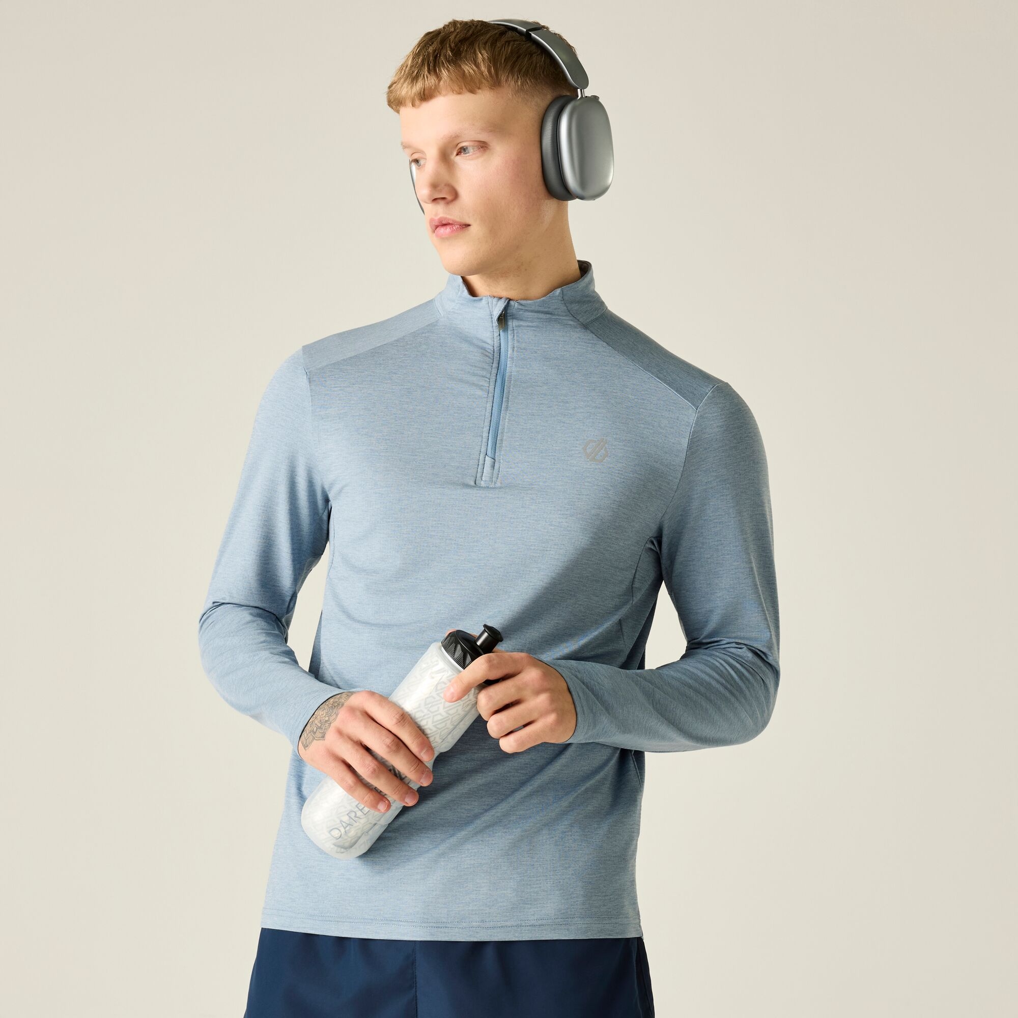Dare 2B Men's Bleu Long Sleeve Jersey Power Up Iv - Image 2