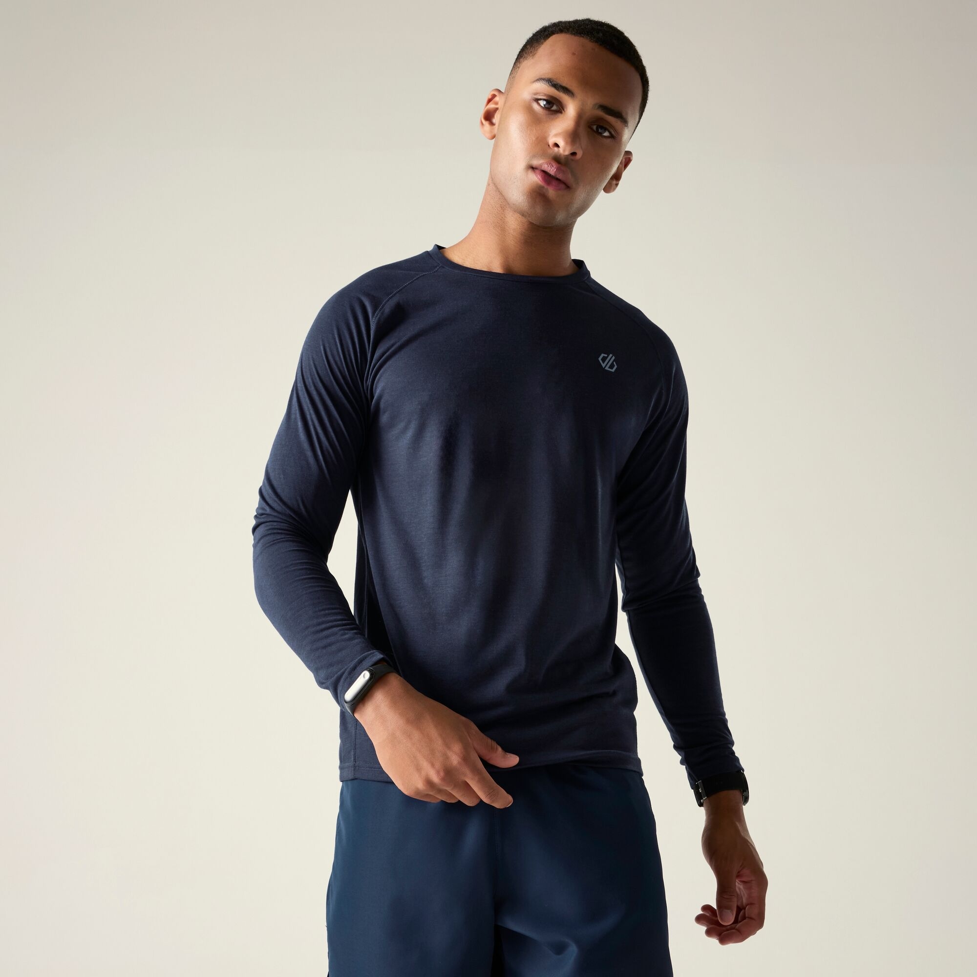 Dare 2B Men's Agile Long Sleeved T-Shirt - Blue Large