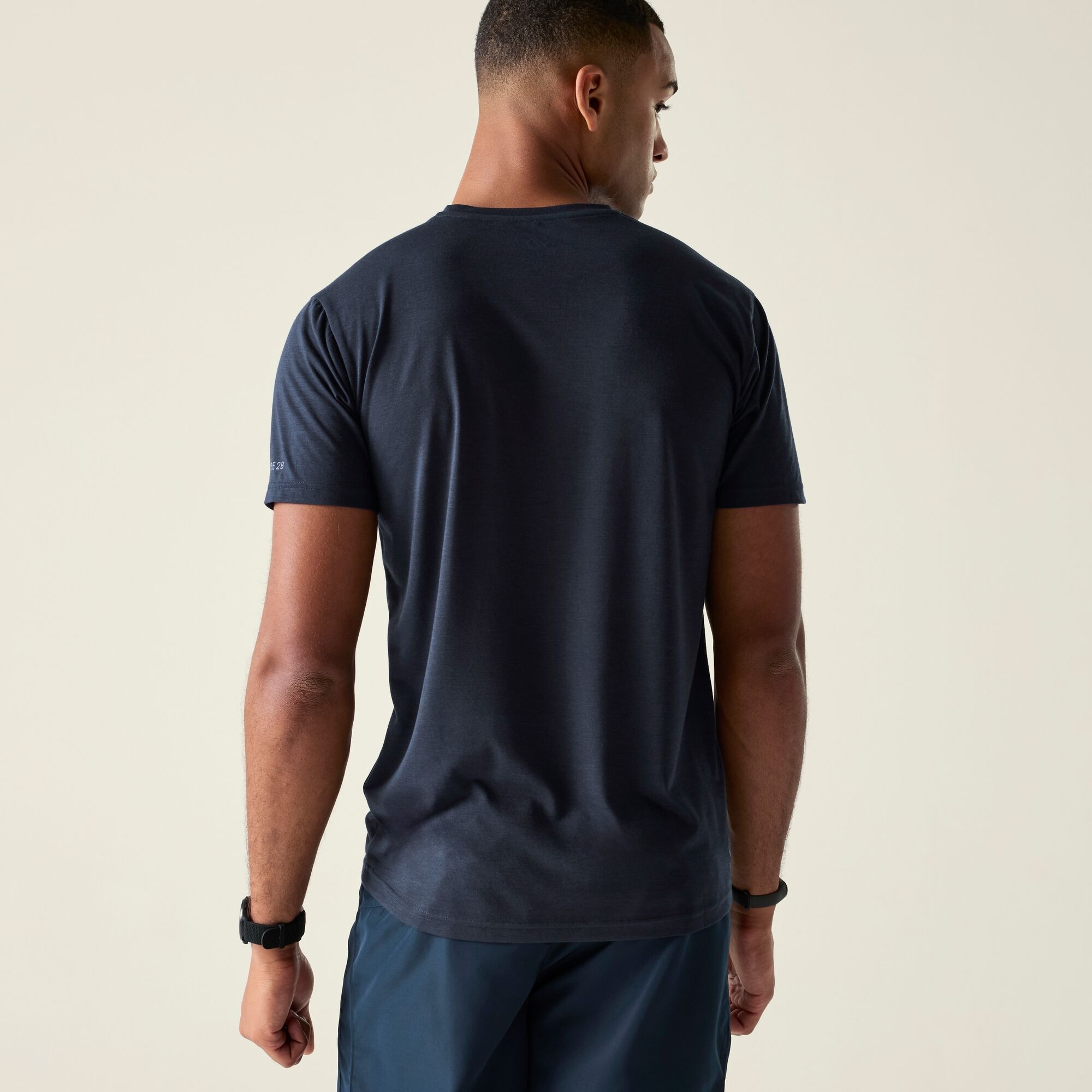 Dare 2B Men's Agile Short Sleeved T-Shirt - Blue Large - Image 2