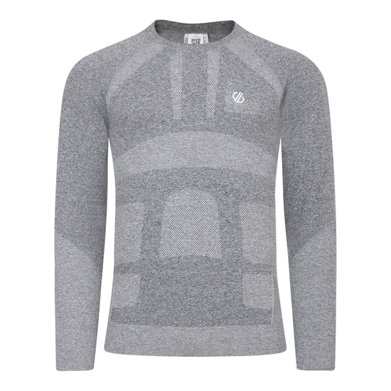 Men's In The Zone II Long Sleeved Top Charcoal Grey Marl