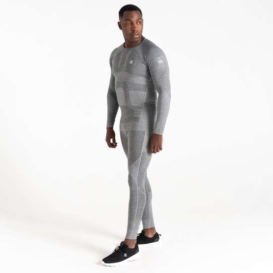 Dare 2b - Men's In The Zone Base Layer II Set Charcoal Grey Marl