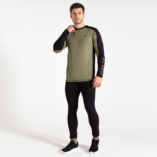 Dare 2b - Men's Exchange III Base Layer Set Olivine Green Black