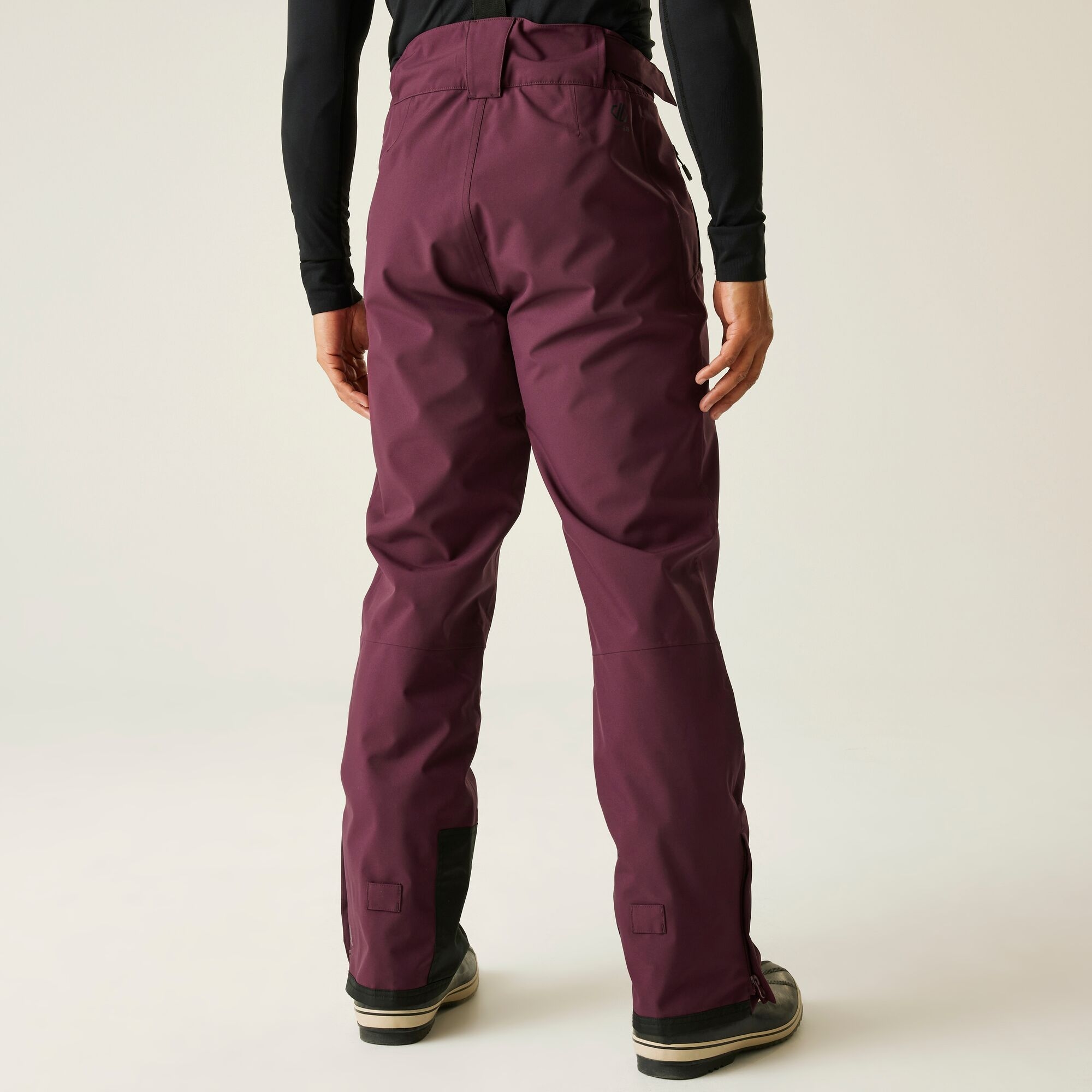 Dare 2b Spodnie narciarskie męskie z membraną z szelkami Achieve II Fioletowy