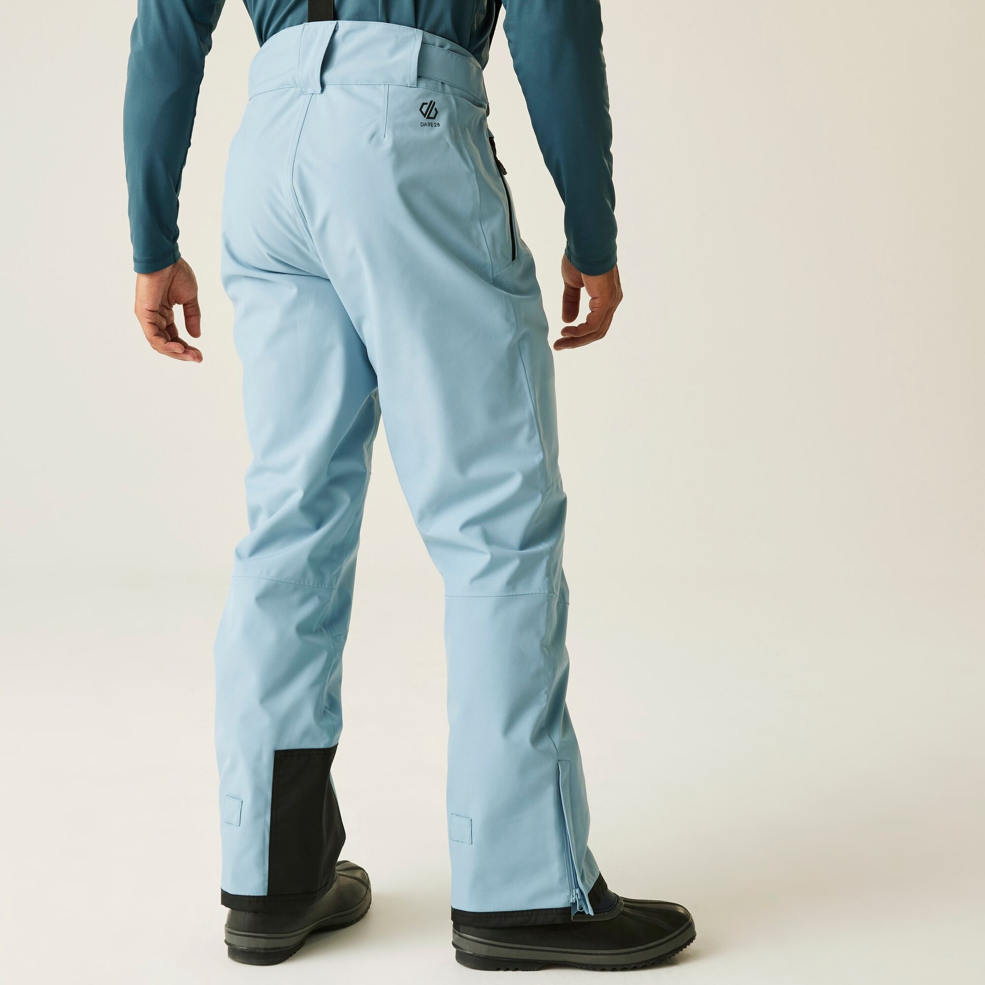 Dare 2b Spodnie narciarskie męskie z membraną z szelkami Achieve II Niebieski