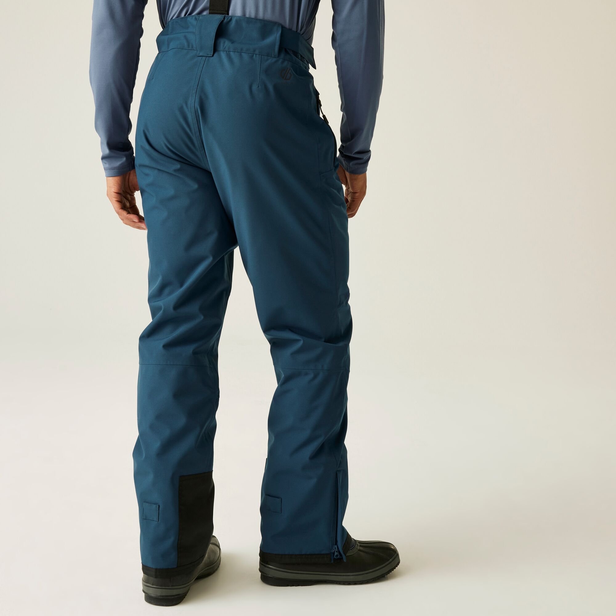 Dare 2b Spodnie narciarskie męskie z membraną z szelkami Achieve II Niebieski