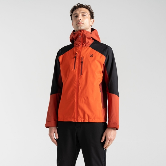 Dare 2b - Men's Arising II Waterproof Jacket Cinnamon Tuscan Red