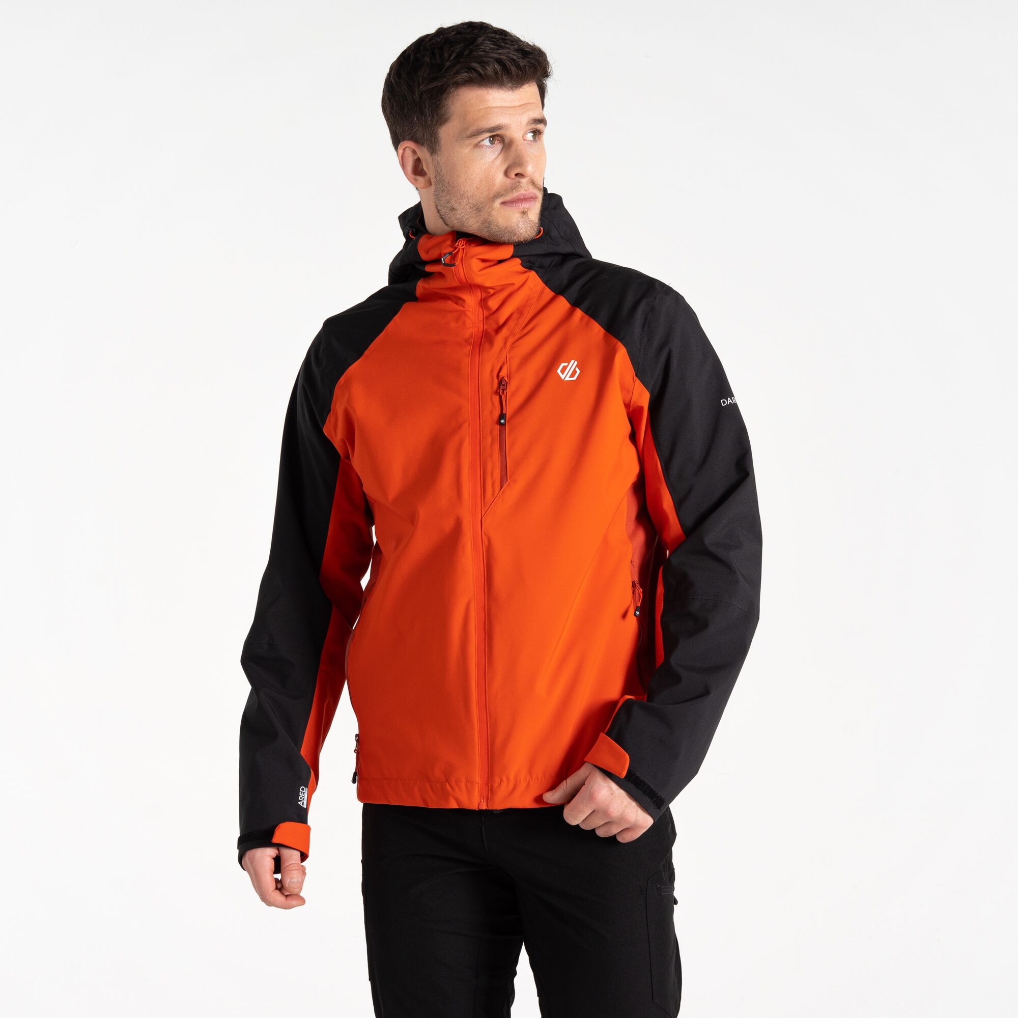Dare 2B Men's Orange Waterproof Torrek Mountain Jacket Size: L - Image 2