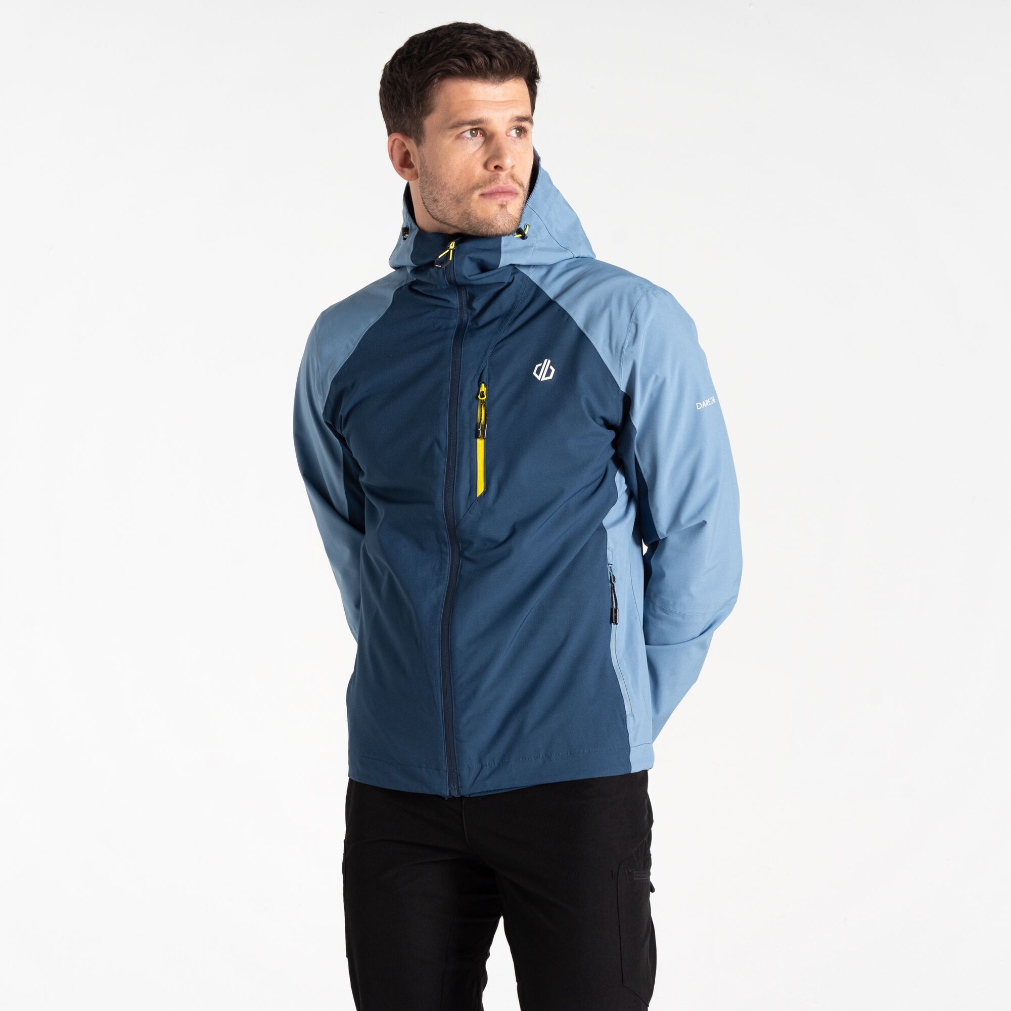 Dare 2b Męska kurtka przeciwdeszczowa Mountain Series Niebieski
