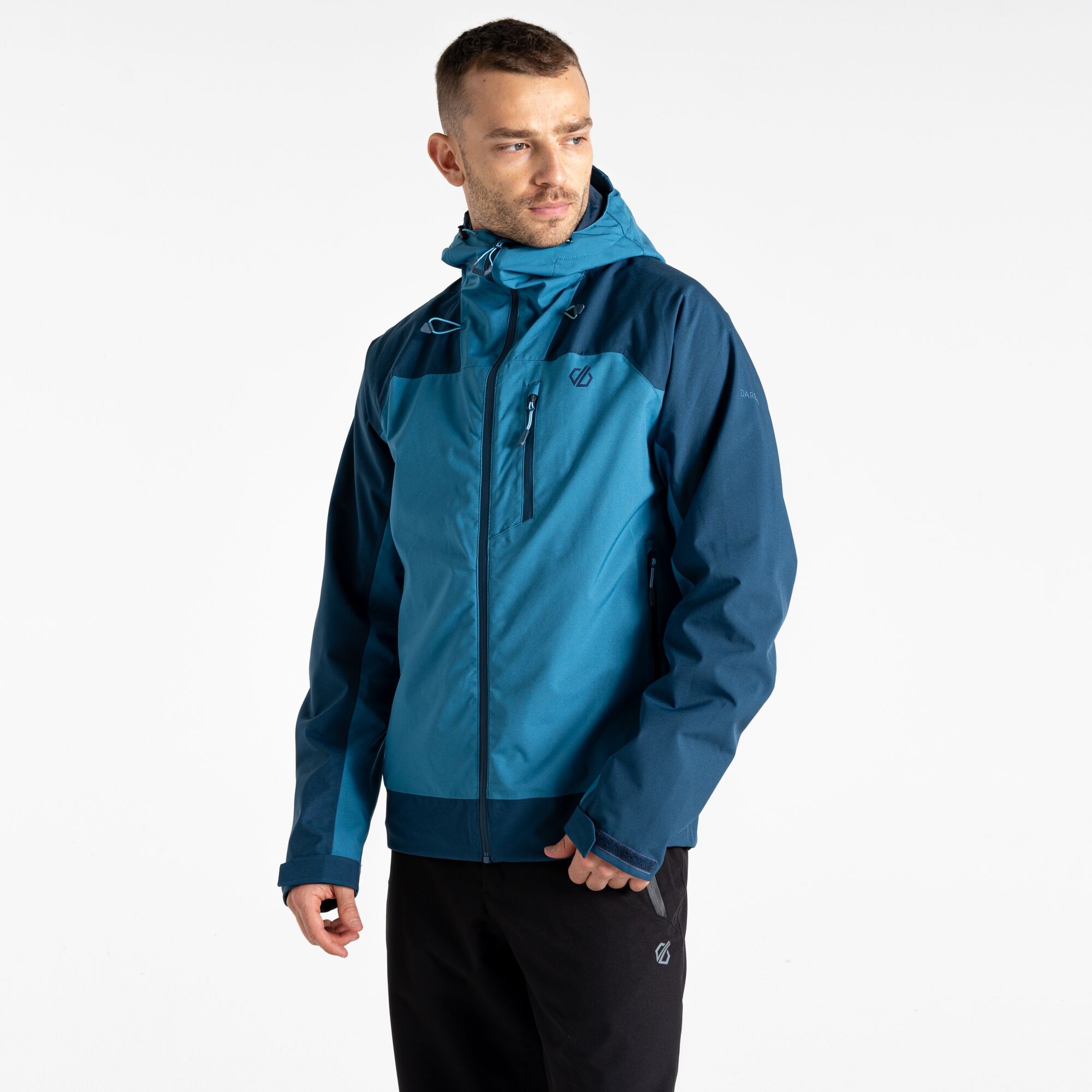 Dare 2b - Męska Kurtka Przeciwdeszczowa Torrek II Niebieski, Rozmiar: XXXL