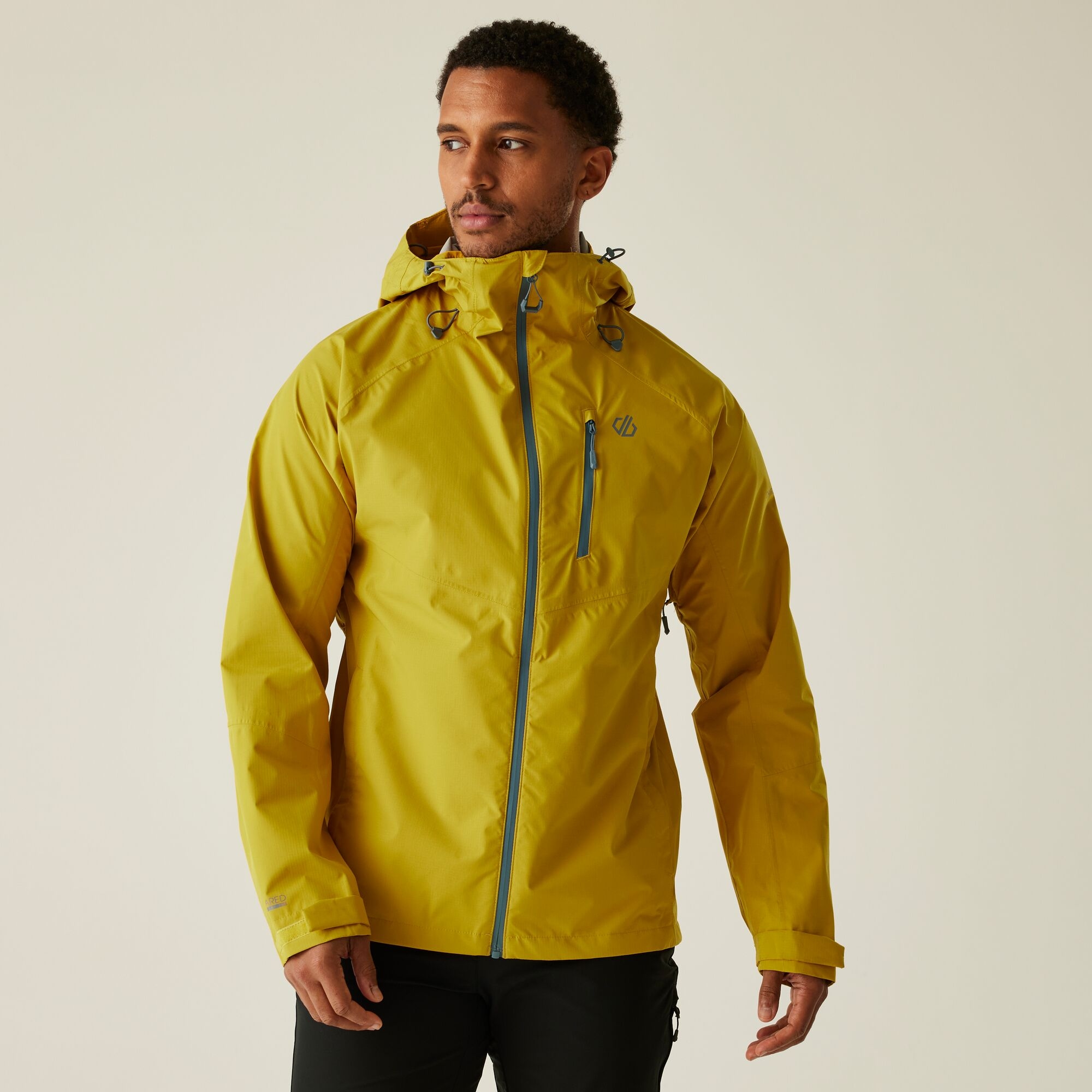 Dare 2b Kurtka męska przeciwdeszczowa Breathe Out Żółty