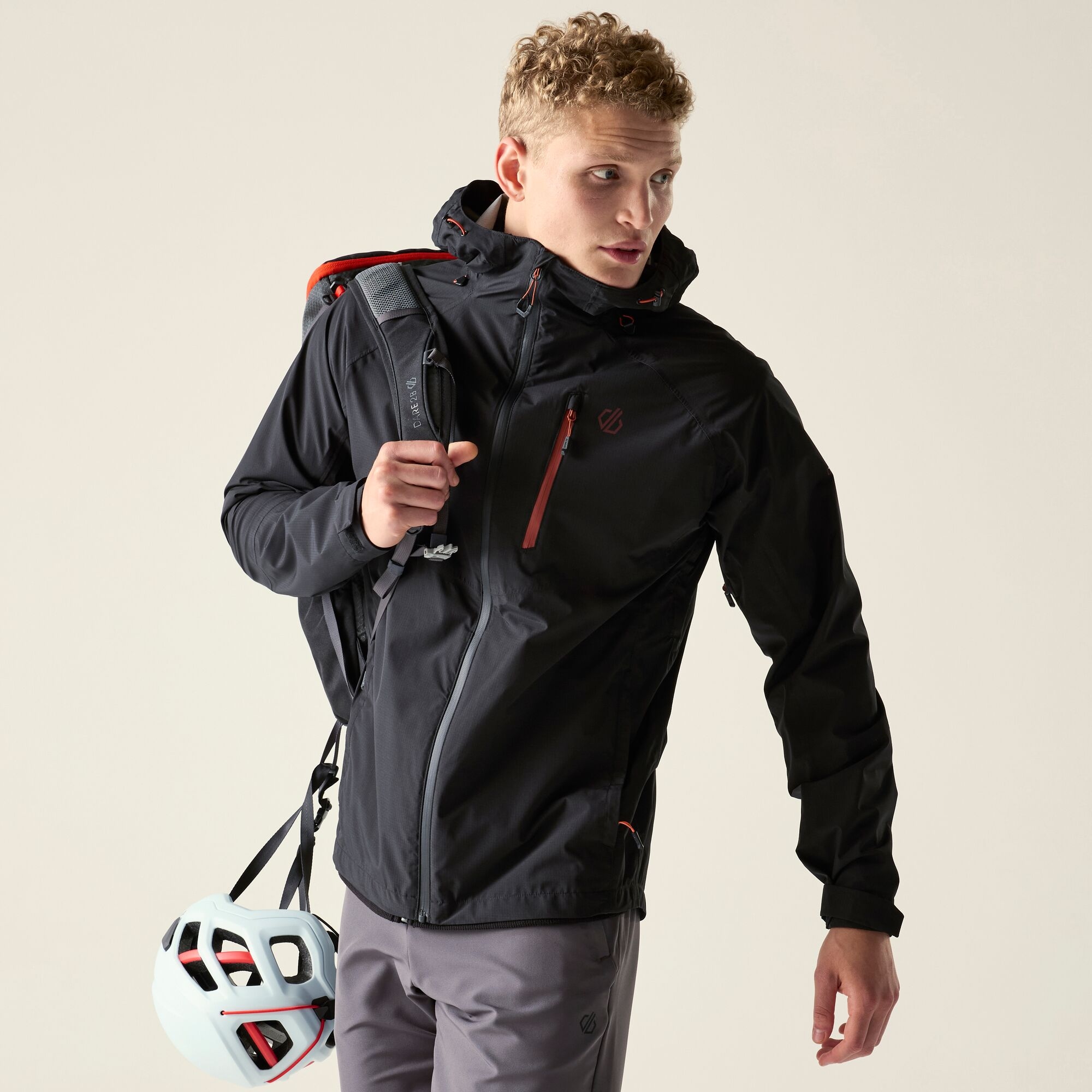 Dare 2B Men's Black Waterproof Breathe Out 2.5 Layer Jacket Size: Xl - Image 3
