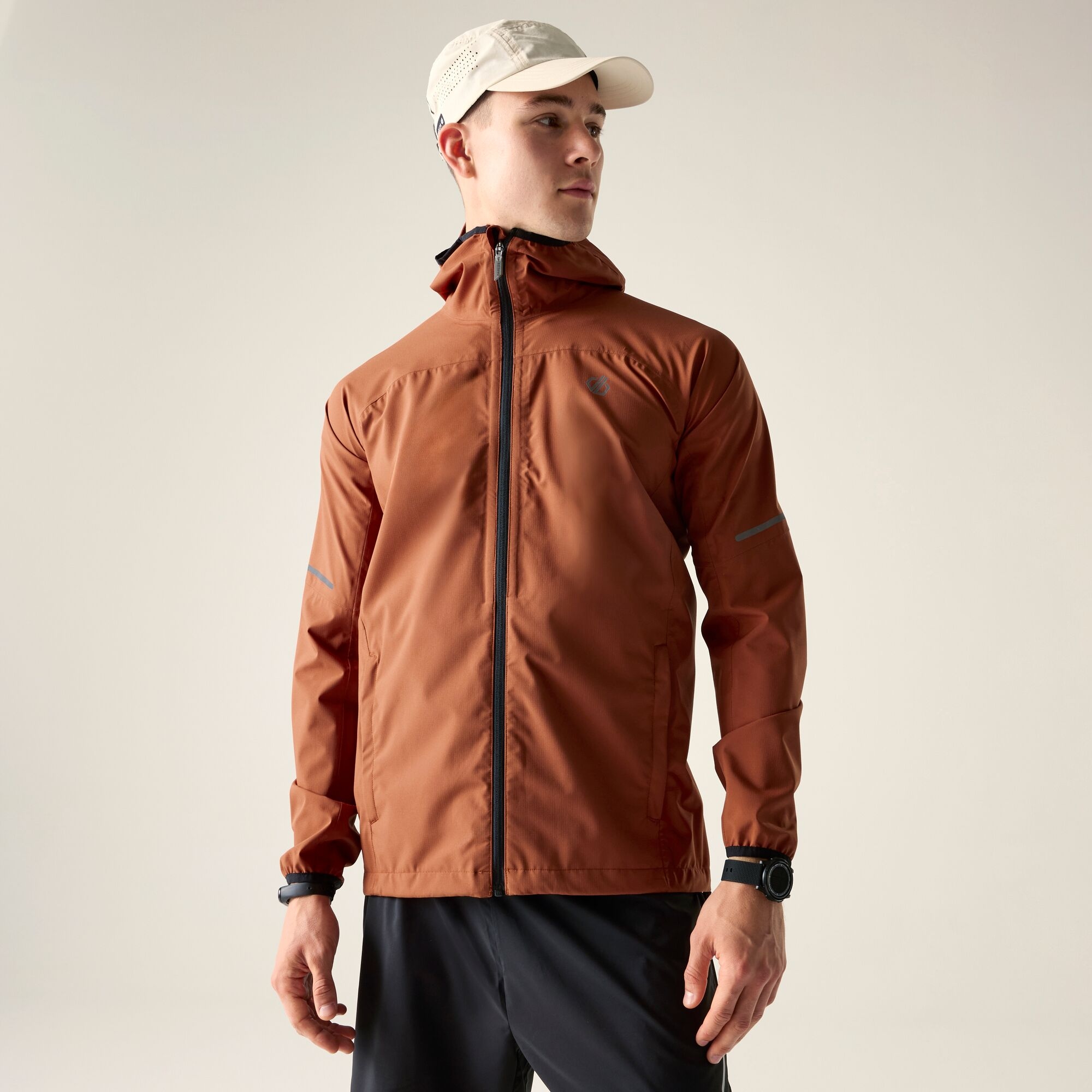 Dare 2B Men's Waterproof Ultra-Light Jacket - Orange Large