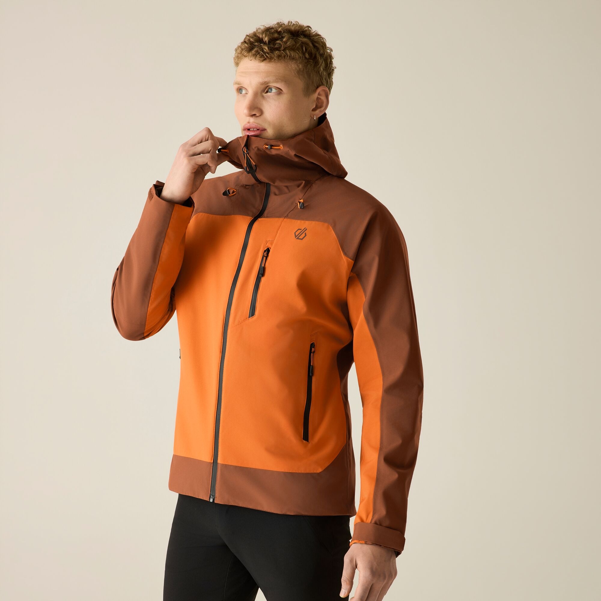 Dare 2B Men's Orange Waterproof Jacket Torrek Iii - Image 2