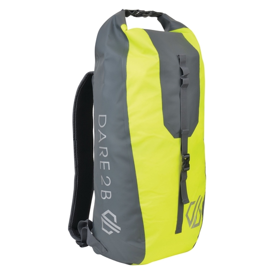 Dare 2b - Ardus 30L Waterproof Backpack Fluro Yellow Ebony Grey