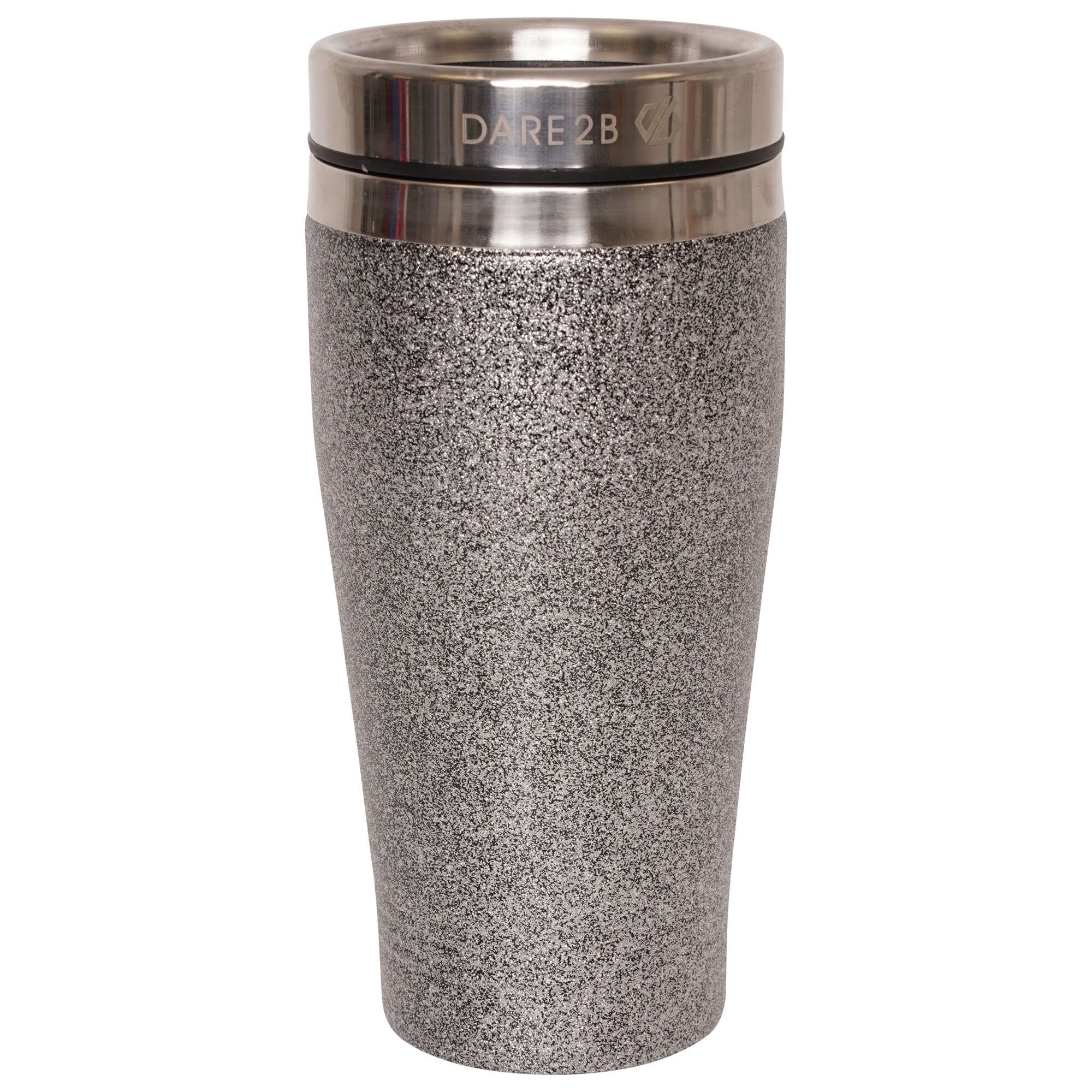 Dare 2B Metal Glitter Insulated Mug Black