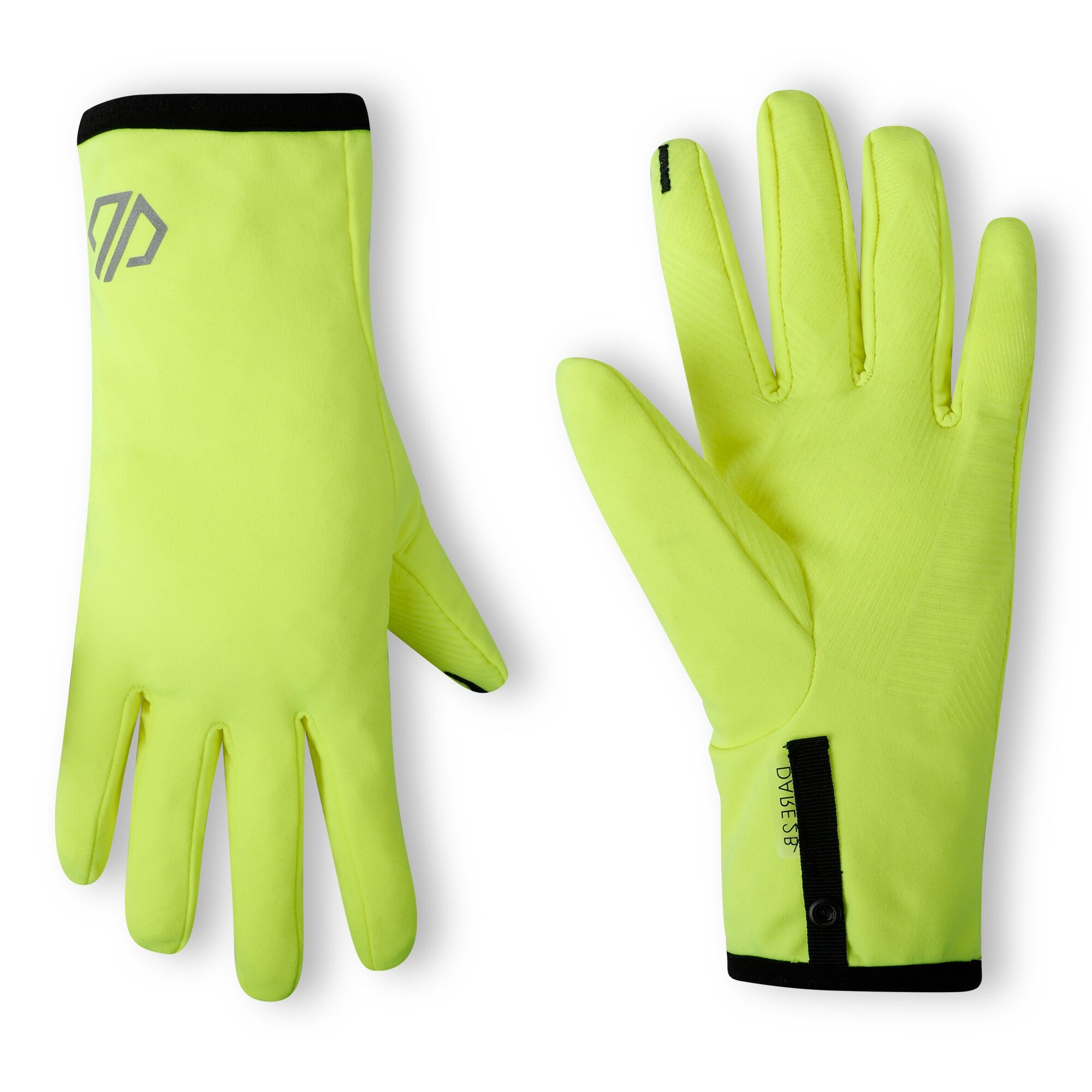 Dare 2b Unisex Endurance Stretch Liner Gloves in Bright Yellow | Size: Small/Medium - Image 2