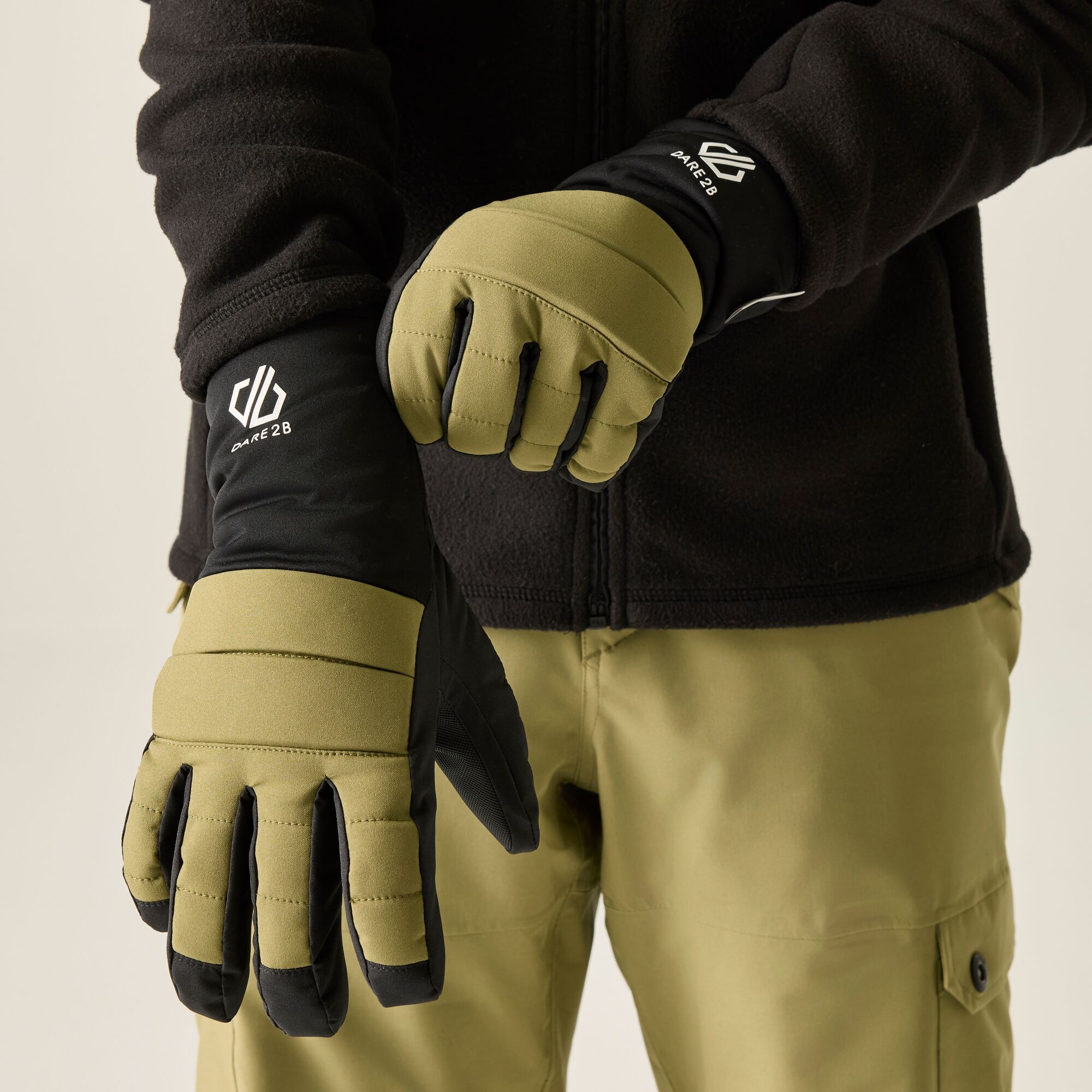 Dare 2b   Rękawice unisex narciarskie Freeride wodoodporne Zielony