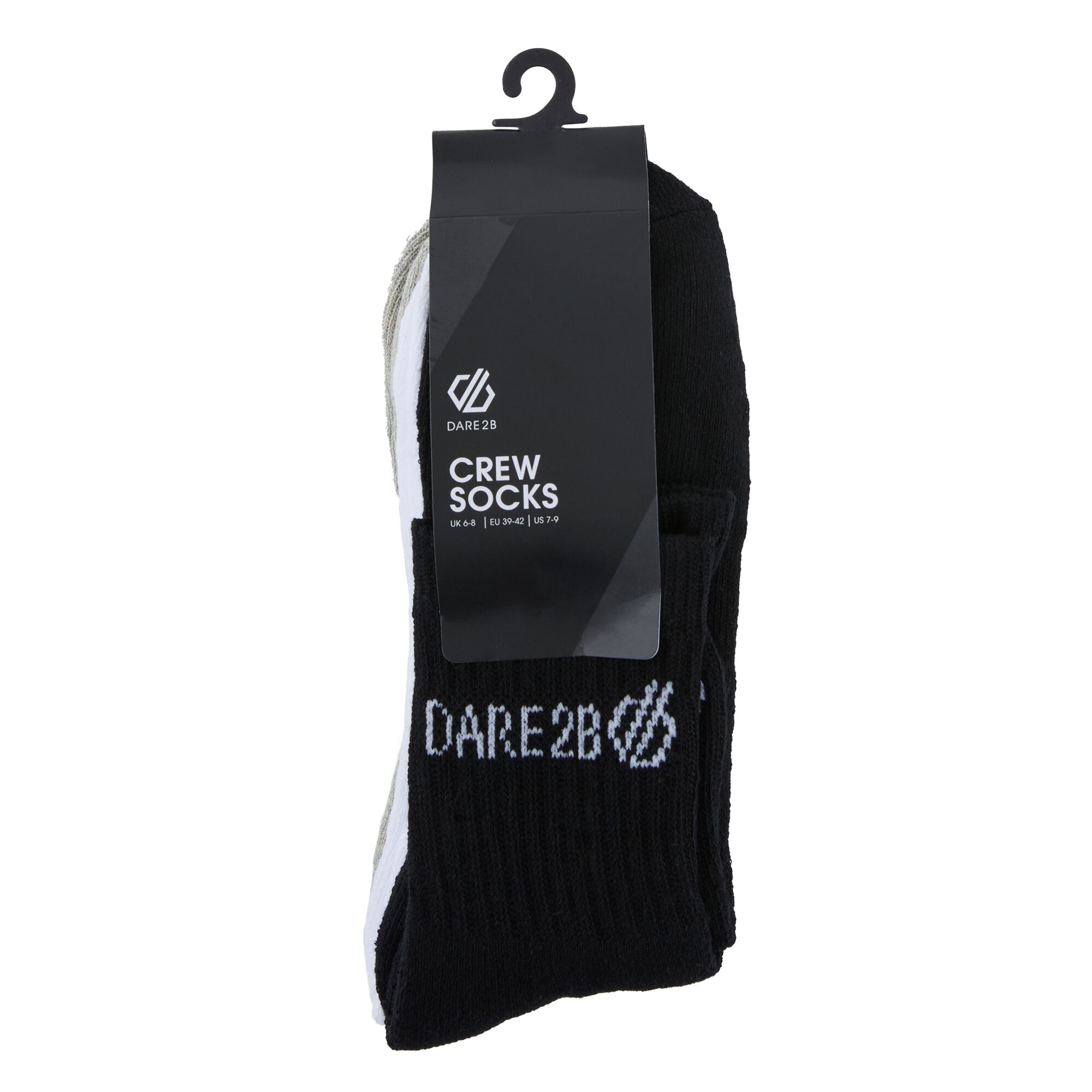 Dare 2b Skarpety unisex Crew 3-pak Czarny