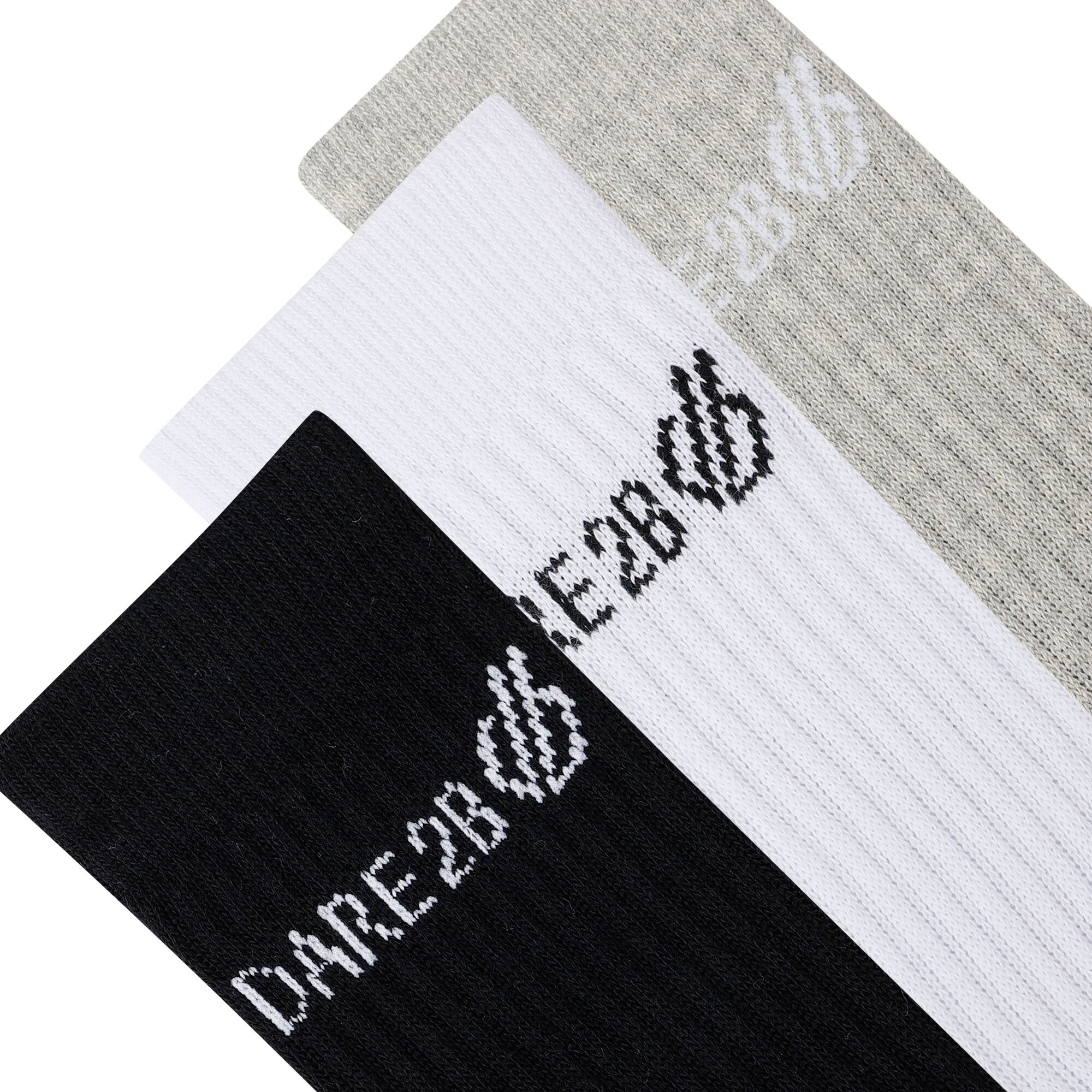 Dare 2b - Unisex Skarpety Crew 3-pak Czarny