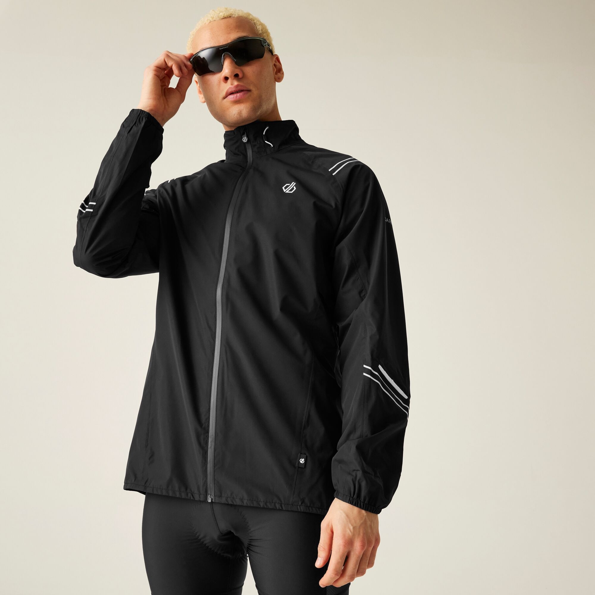 Dare 2b Unisex kurtka przeciwdeszczowa Illume Czarny
