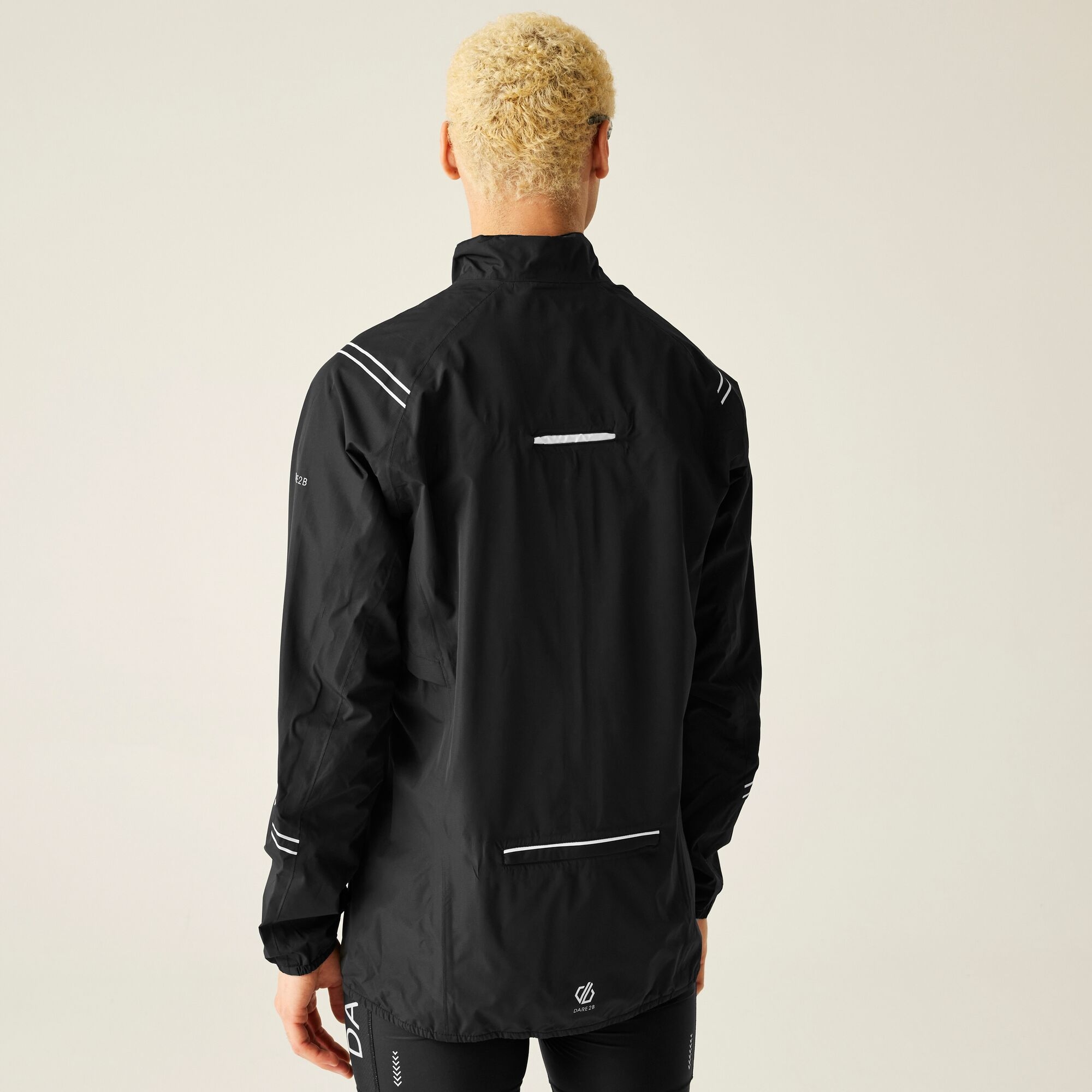 Dare 2b Unisex kurtka przeciwdeszczowa Illume Czarny