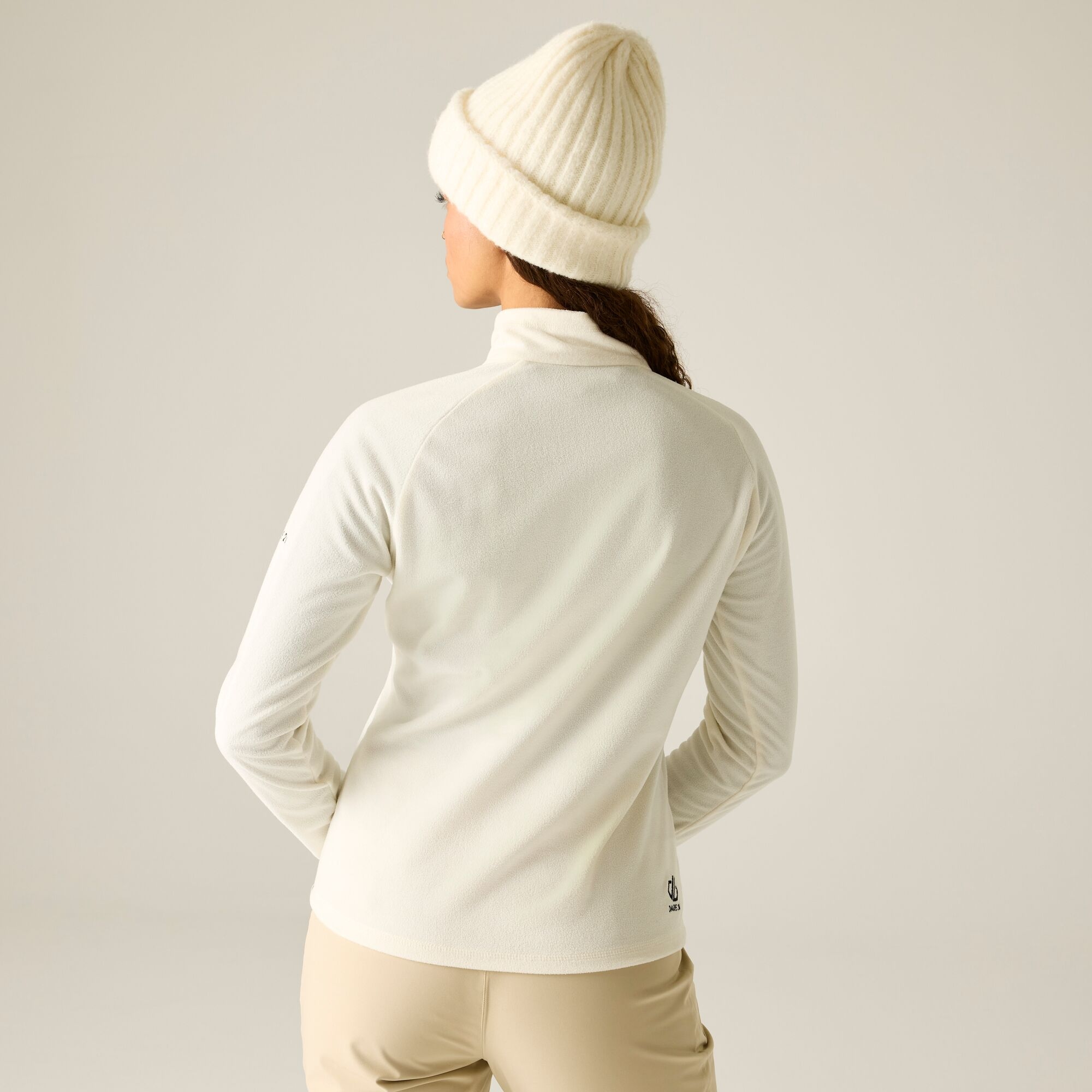 Dare 2b Dare 2b Bluza damska z suwakiem 1/4 Freeform II Beżowe