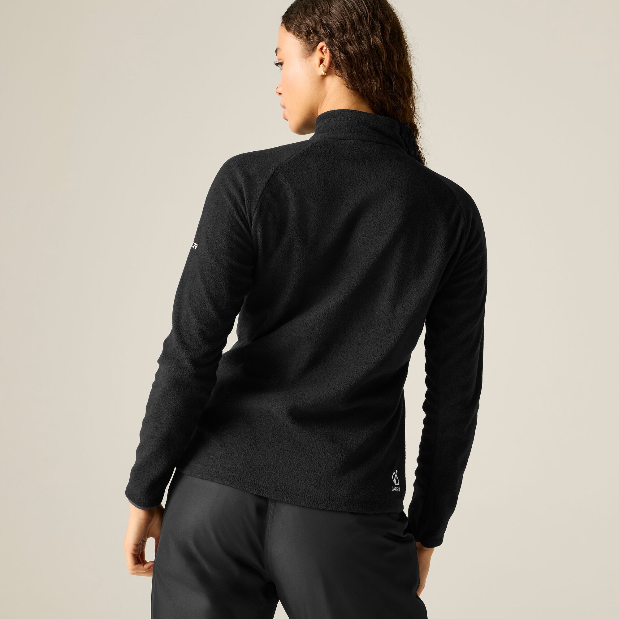 Dare 2b   Bluza damska z suwakiem 1/4 Freeform II Czarny