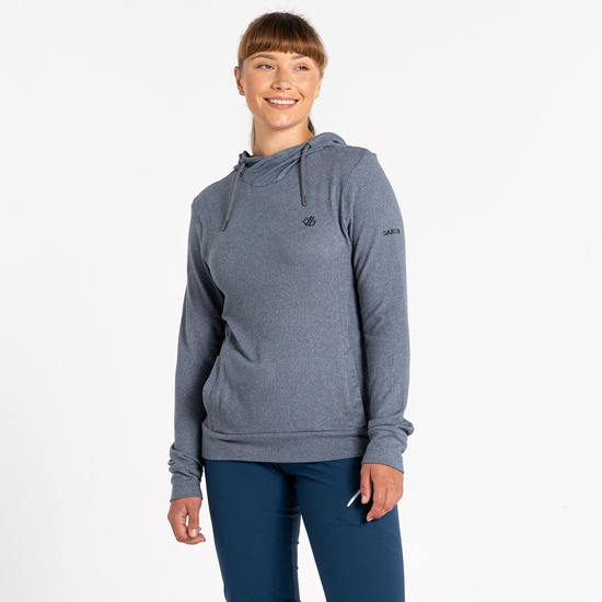 Dare 2b - Women's Out & Out Overhead Hooded Fleece Orion Grey Marl