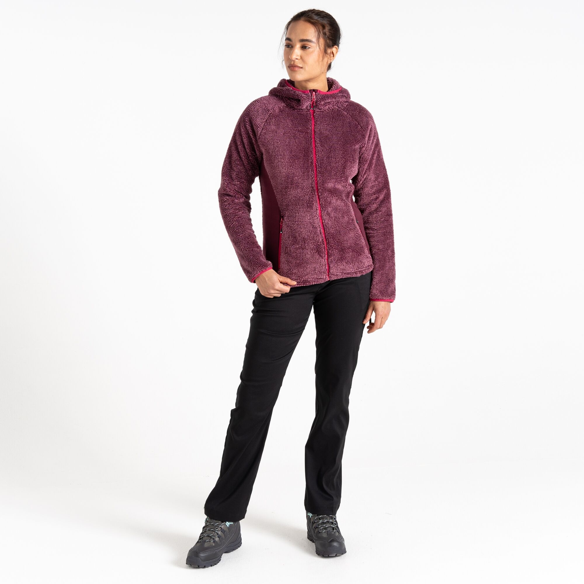 Dare 2b   Bluza damska z kapturem Torrek Mountain Pro Fioletowy