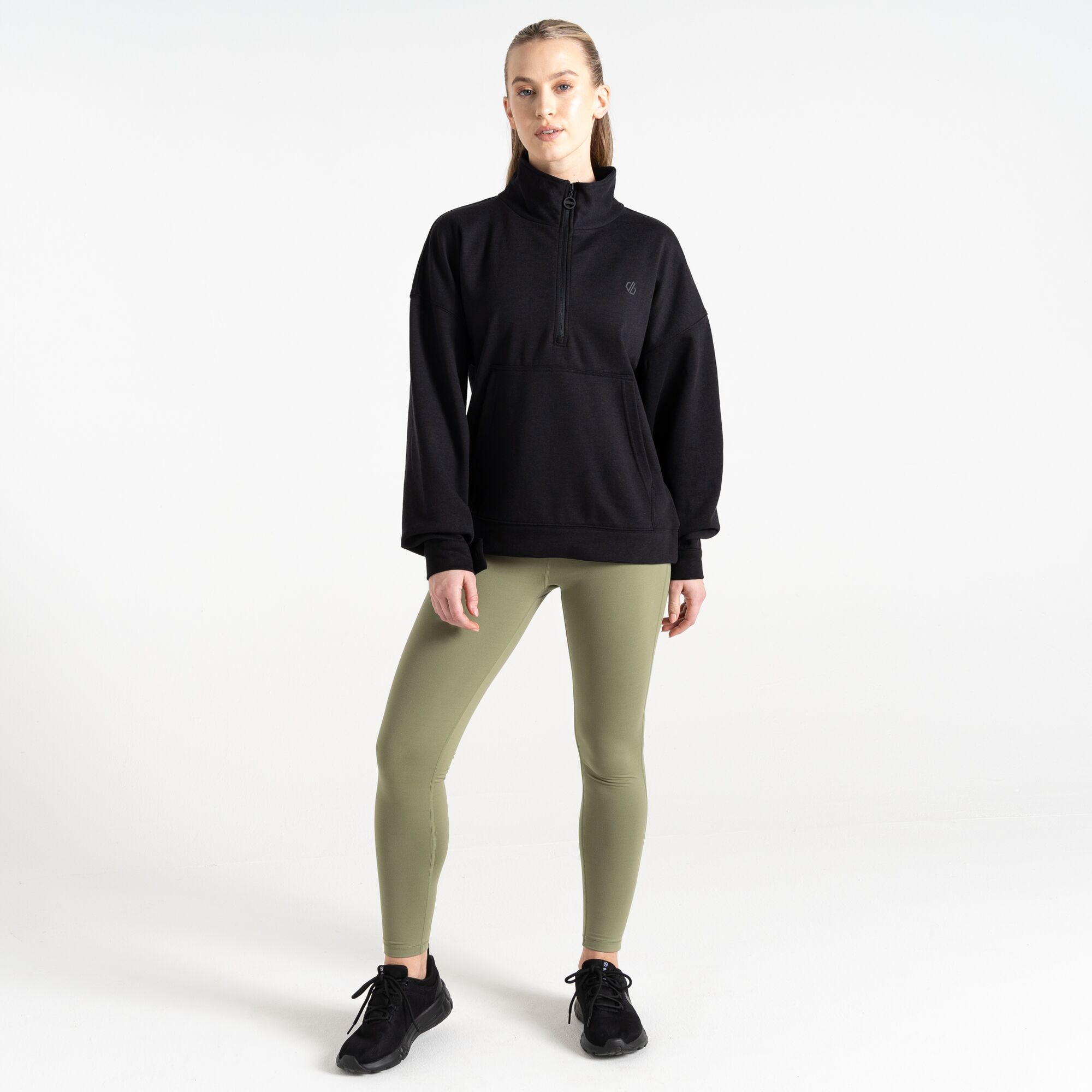 Dare 2b Damska bluza z suwakiem Recoup II Czarny