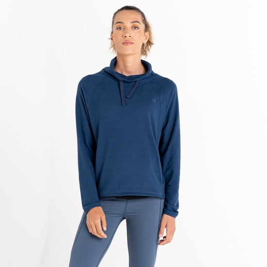 Women's Glide High Neck Sweater  Moonlight Denim