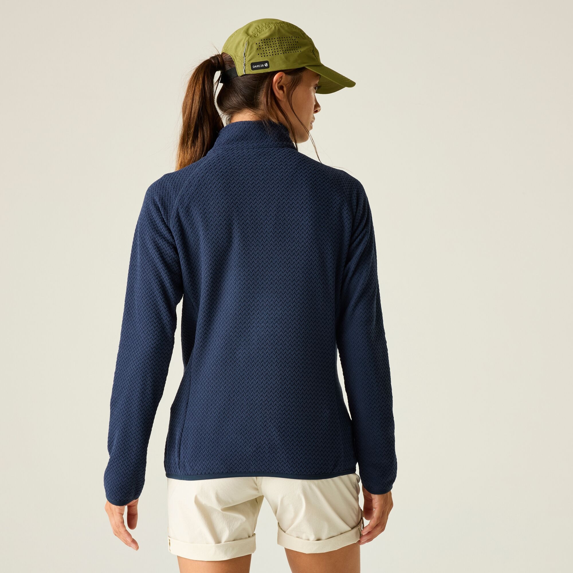 Dare 2b Polar damski z suwakiem 1/4 Switch Up Granatowy