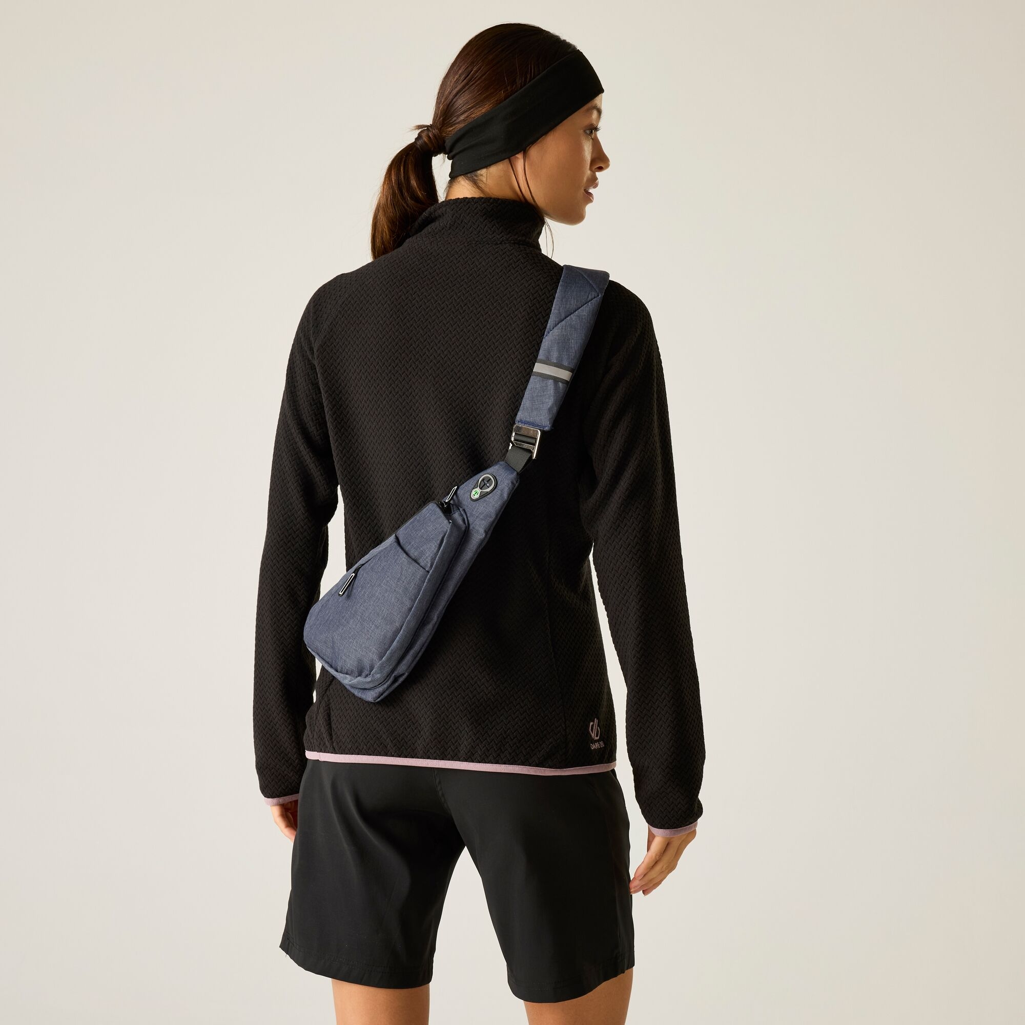 Dare 2b Polar damski z suwakiem 1/4 Switch Up Czarny