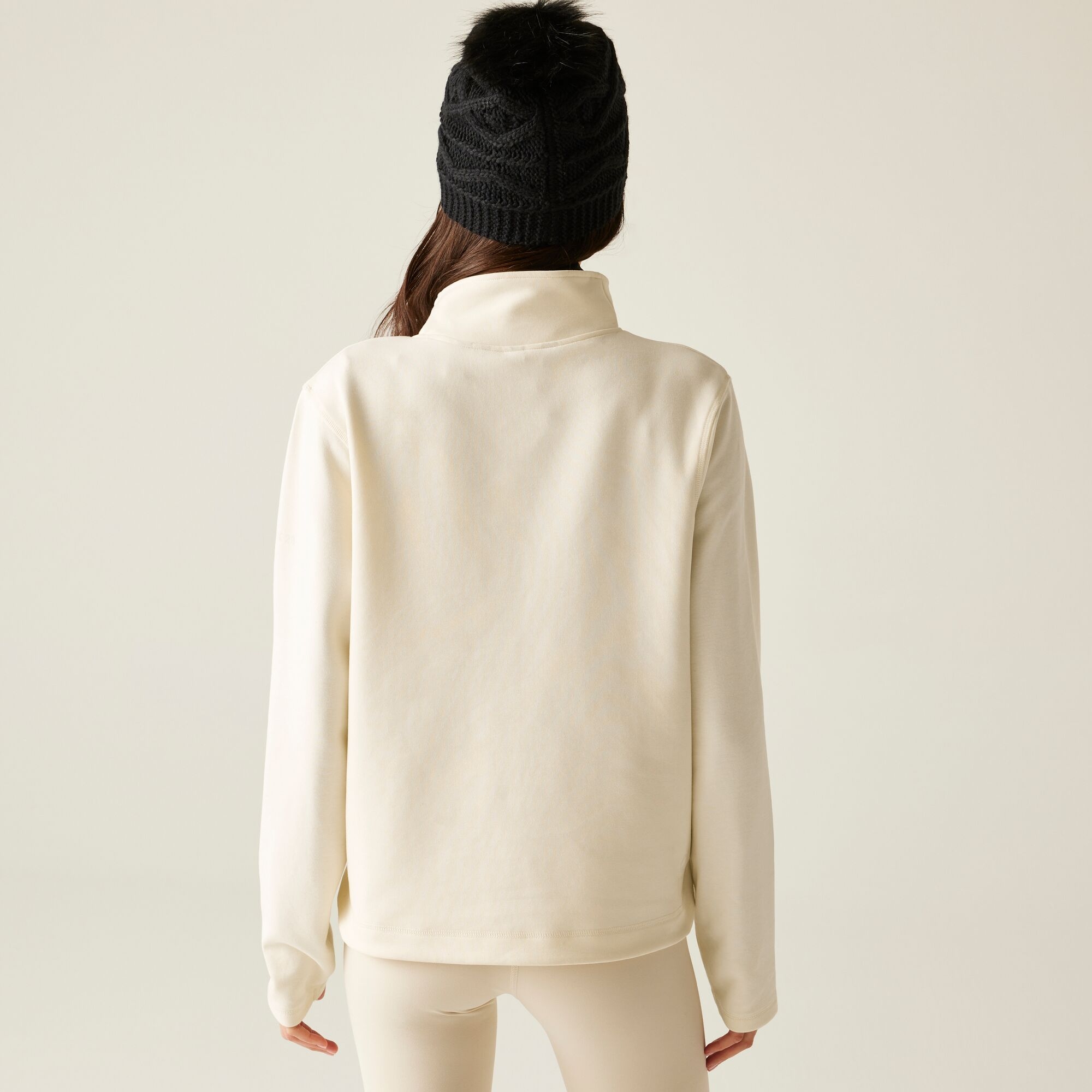 Dare 2b Bluza damska z suwakiem 1/4 Wander Beżowy