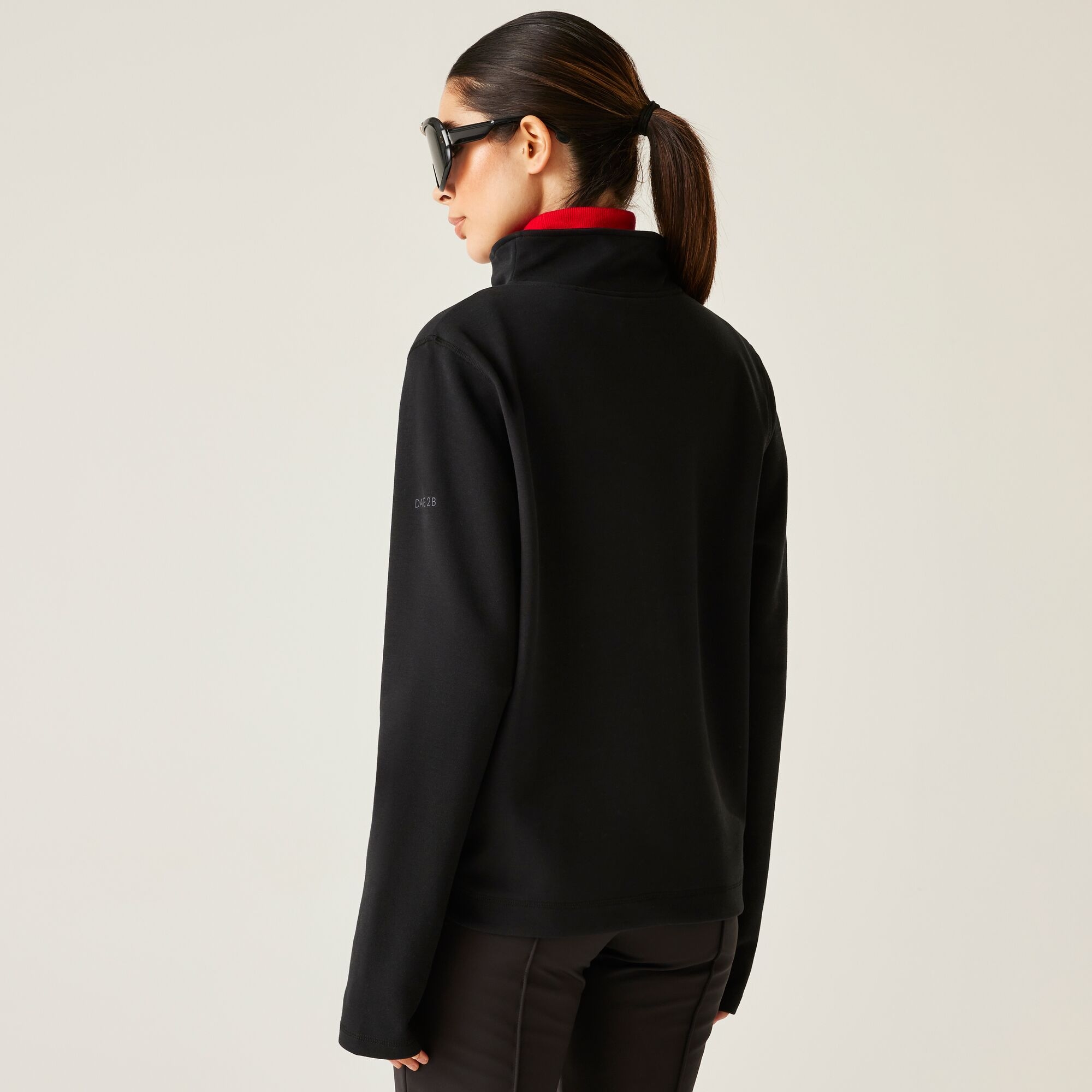Dare 2b Bluza damska z suwakiem 1/4 Wander Czarny