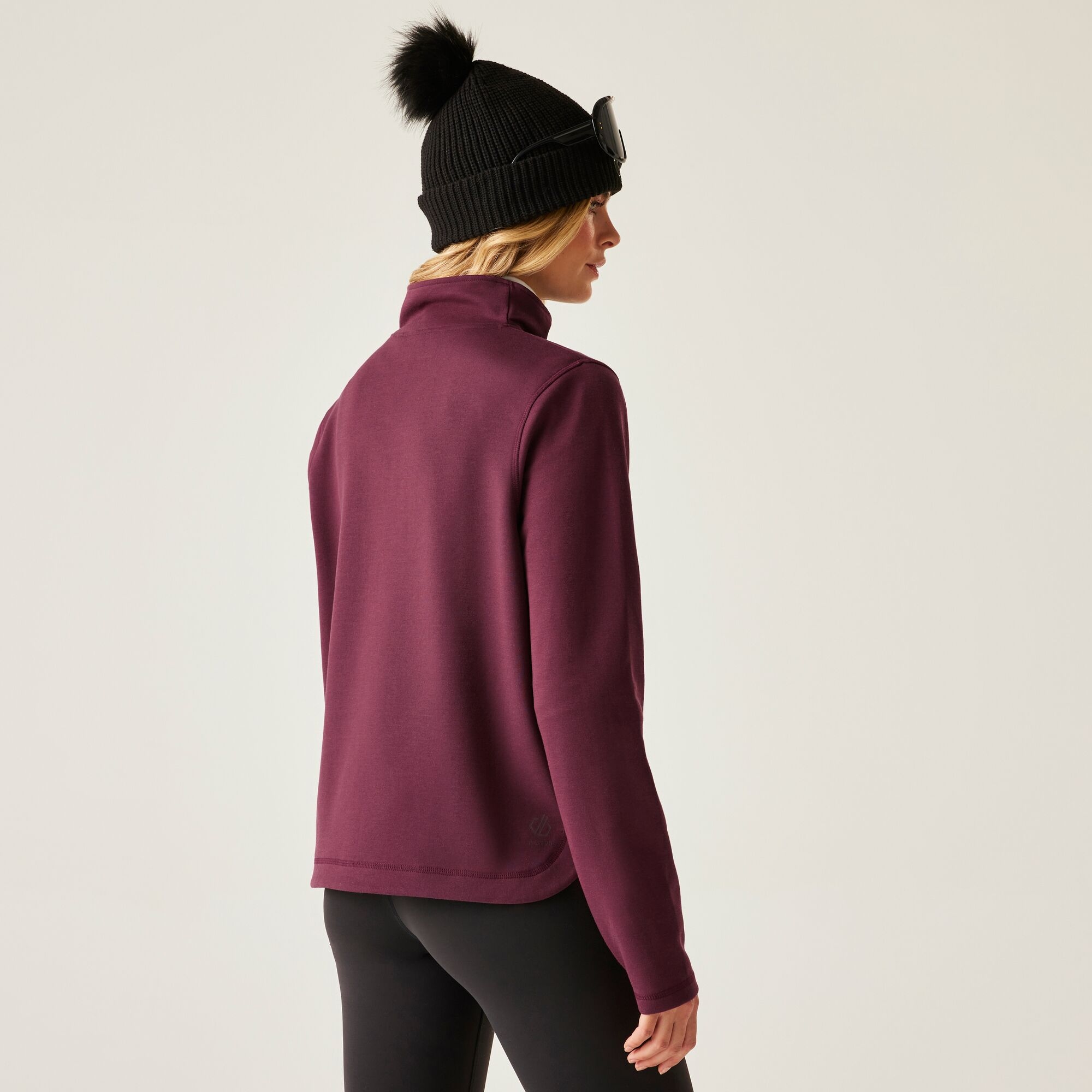 Dare 2b   Bluza damska z suwakiem 1/4 Wander Fioletowy