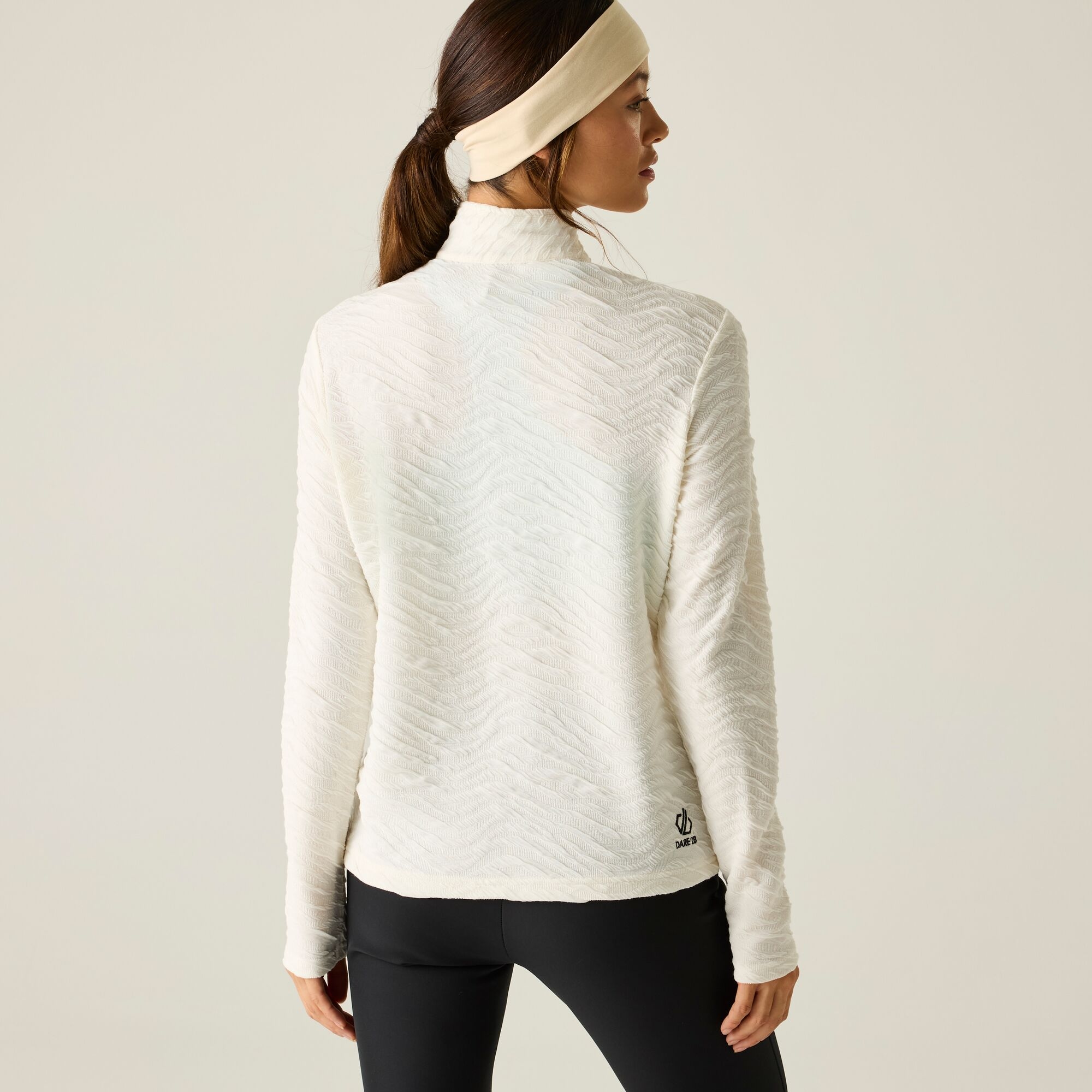 Dare 2b Bluza damska z suwakiem 1/4 Glamourize III Beżowy