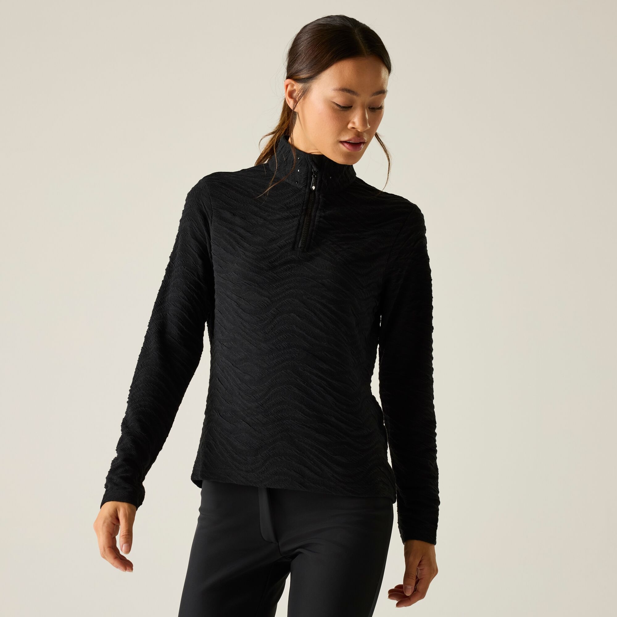 Dare 2b Bluza damska z suwakiem 1/4 Glamourize III Czarny