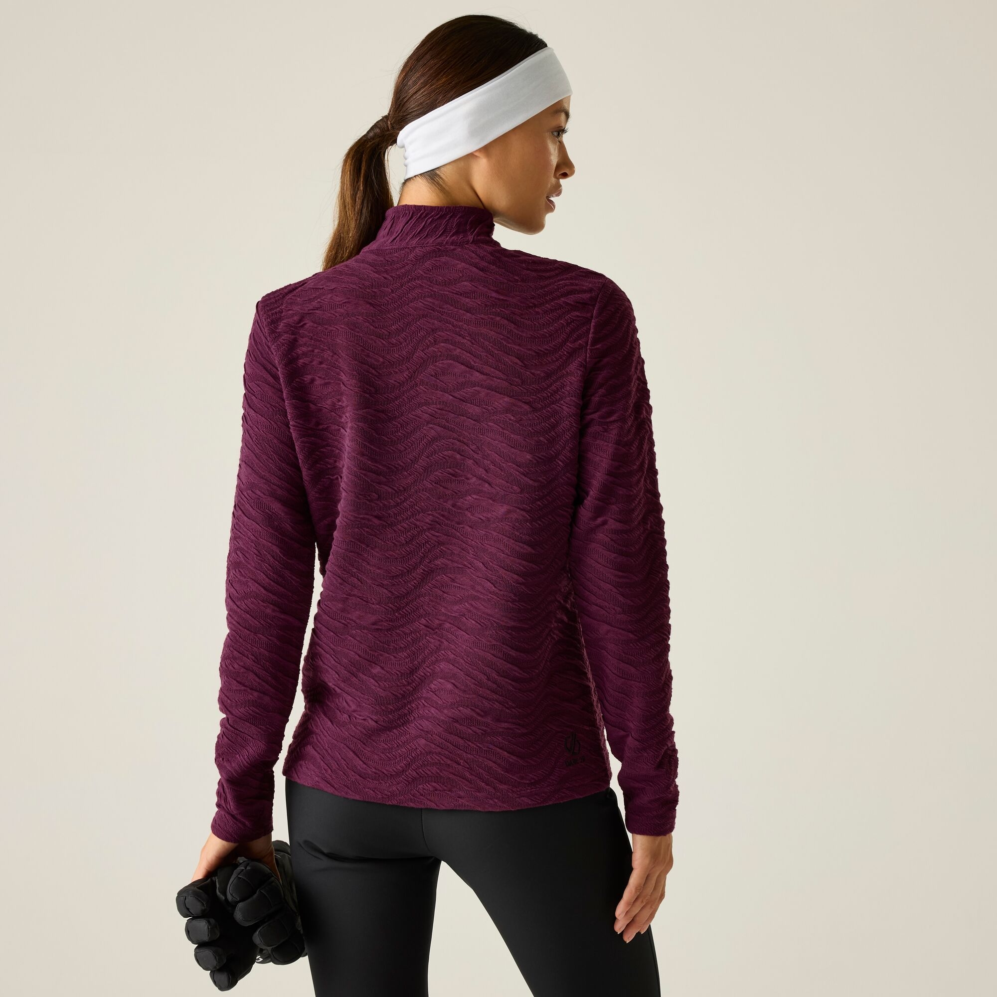 Dare 2b Bluza damska z suwakiem 1/4 Glamourize III Fioletowy