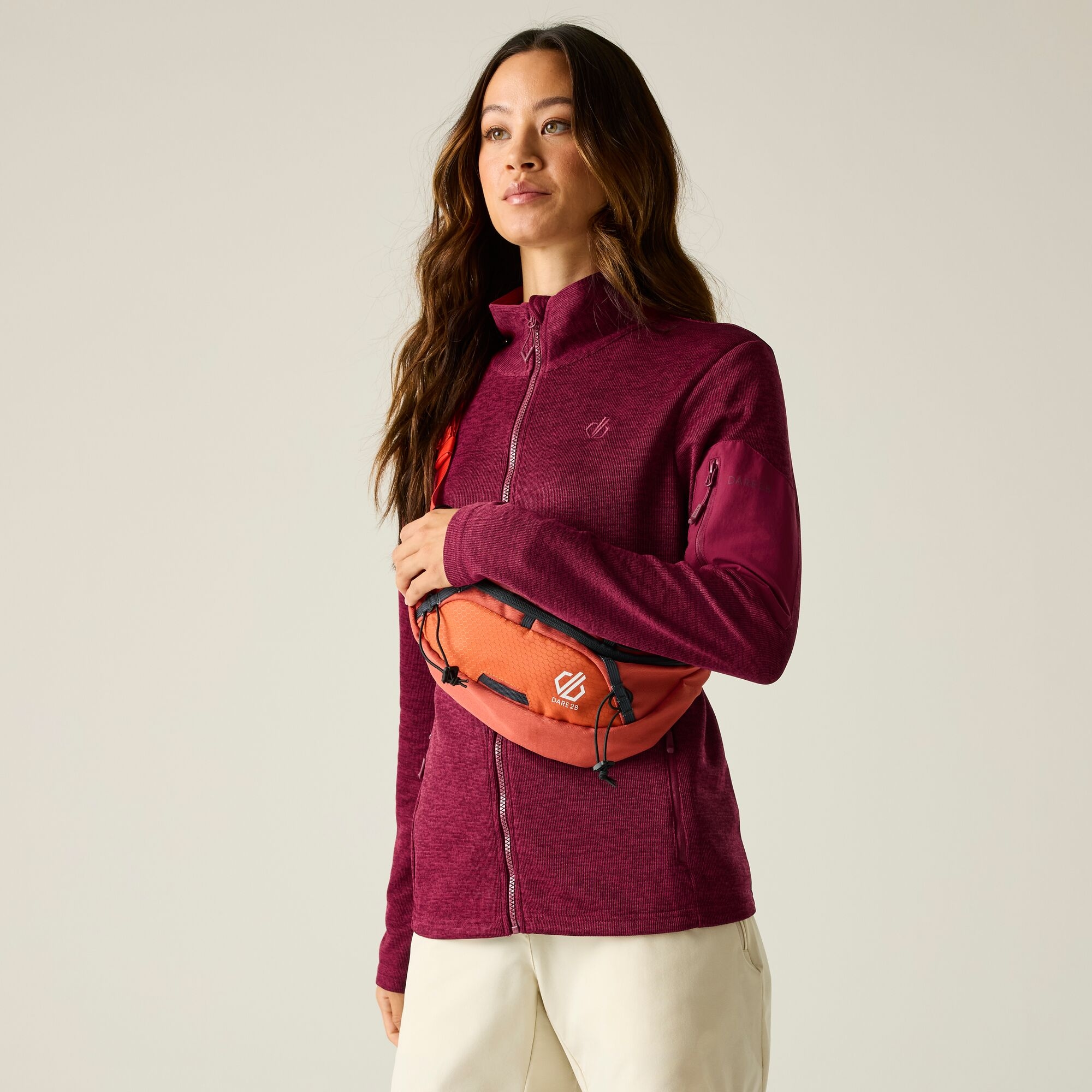 Dare 2b Polar damski rozsuwany Torrek II Burgundowy