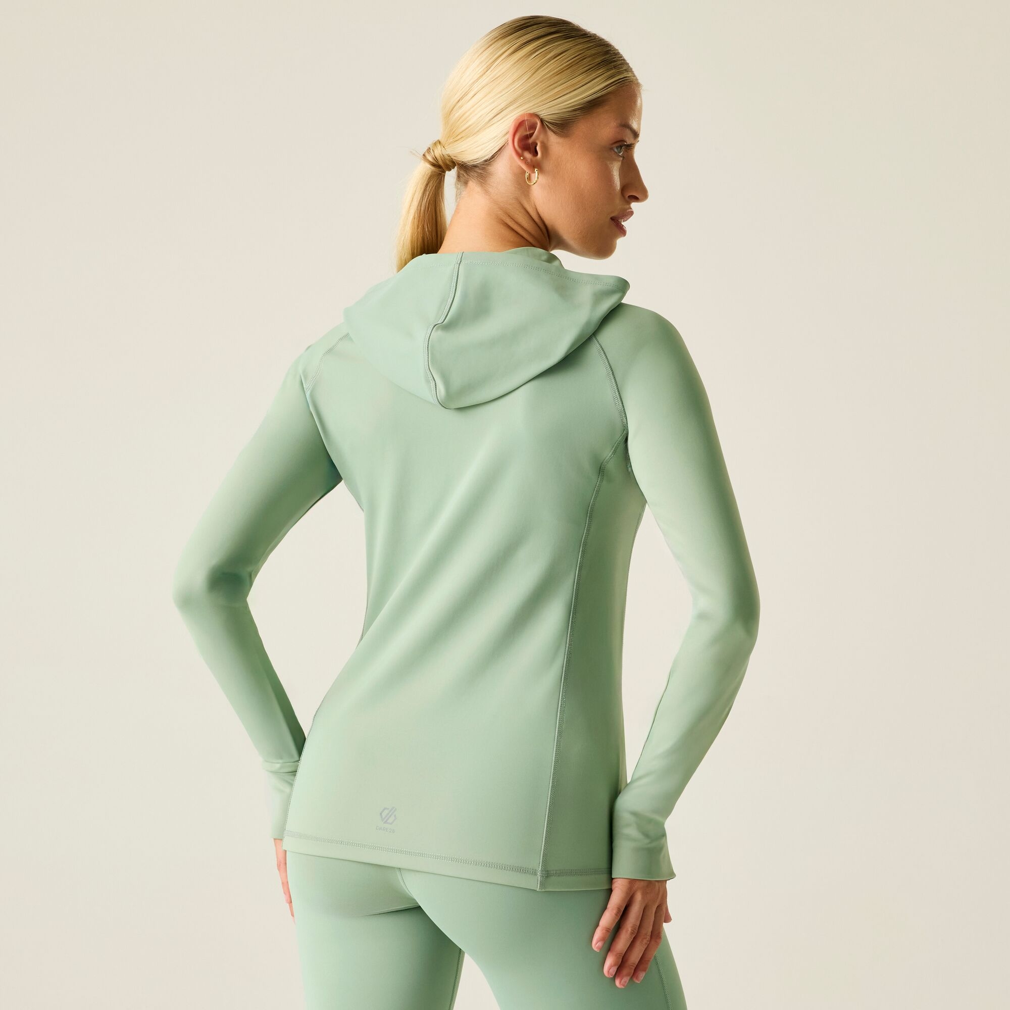 Dare 2b Bluza damska z kapturem szybkoschnąca Refresh Zielony