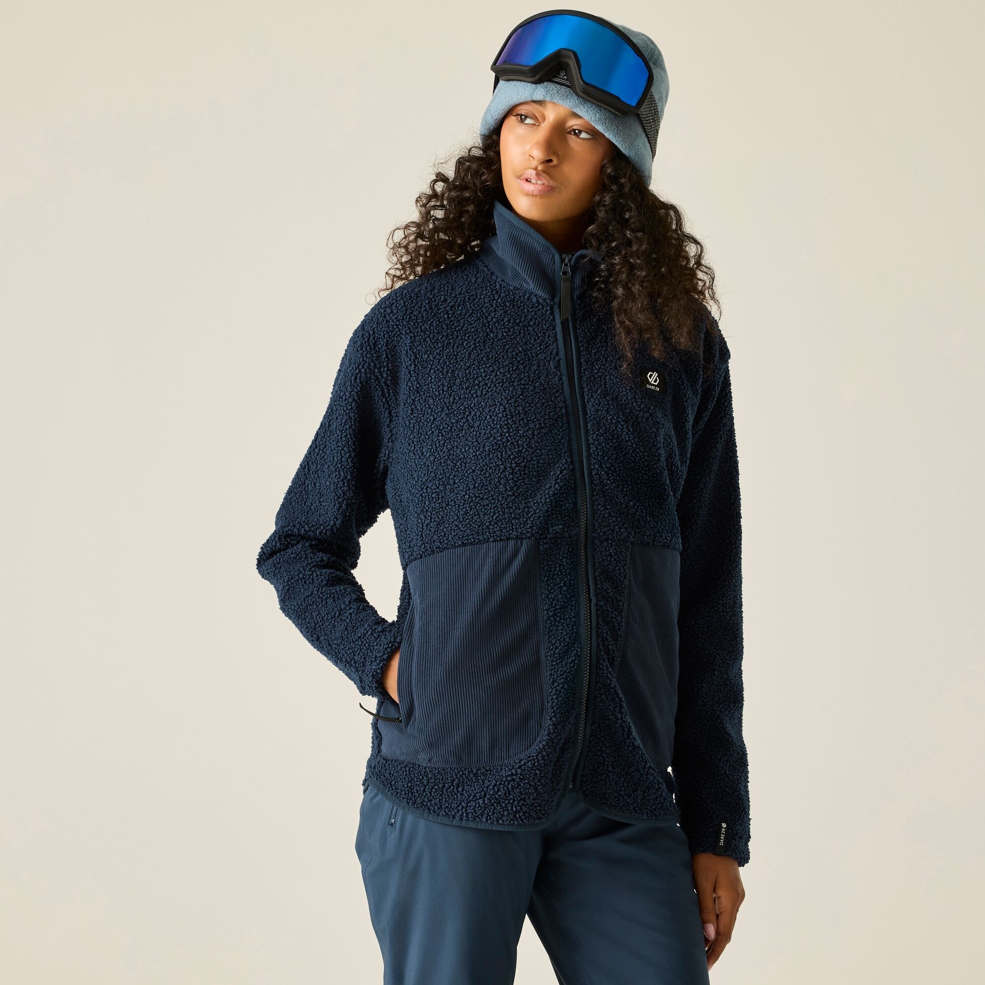 Dare 2B Women's Zephyr Borg Fleece - Blue Size 10