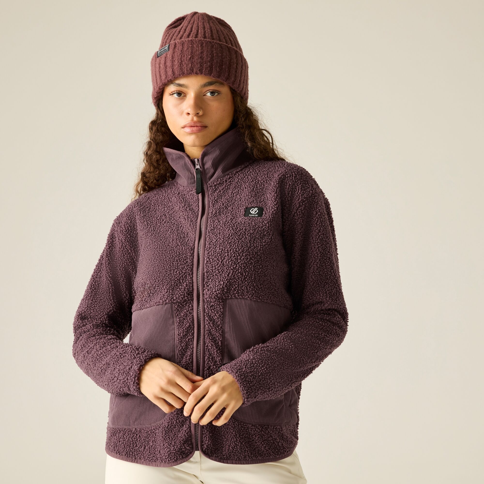 Dare 2B Women's Zephyr Borg Fleece - Purple Size 14