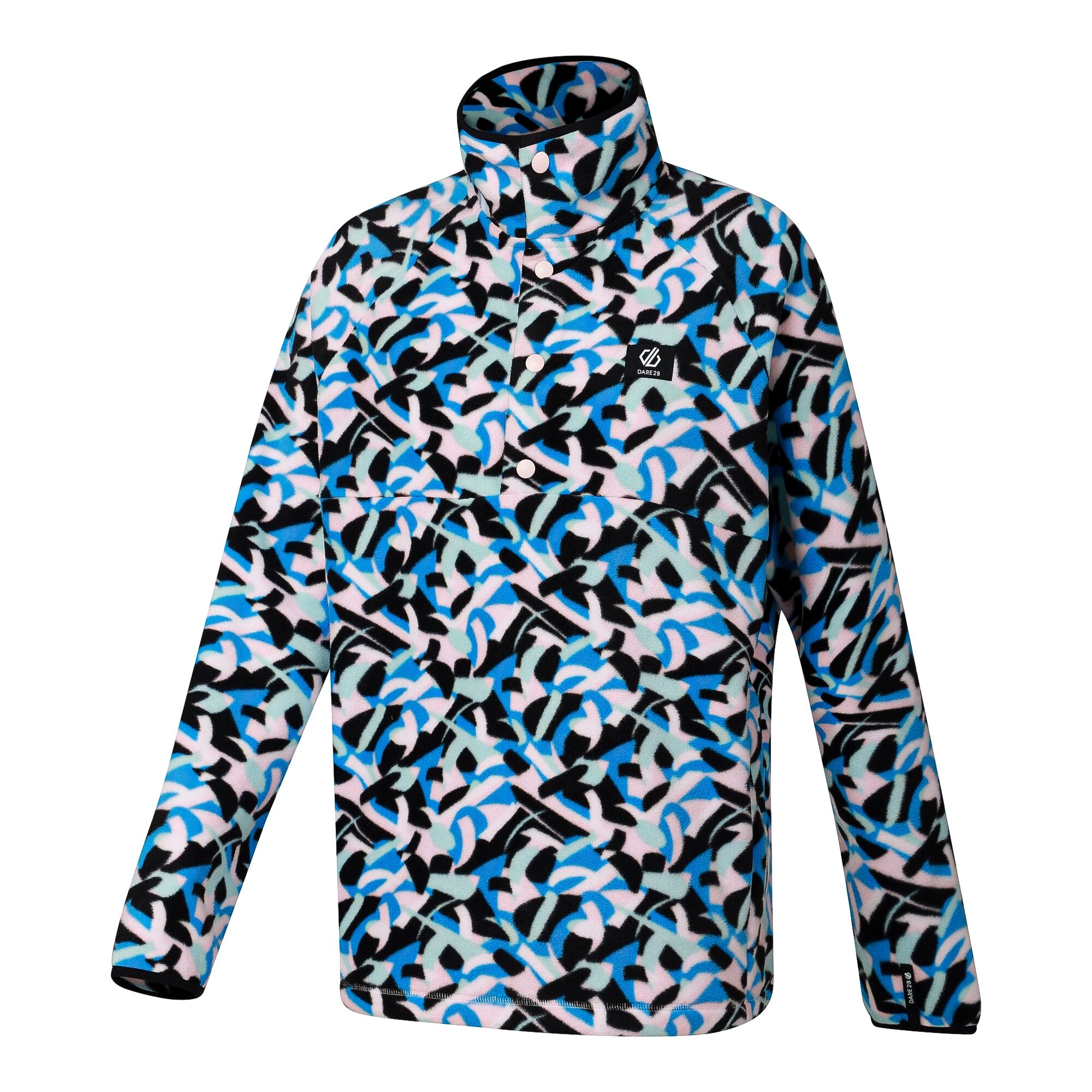 Dare 2b   Polar damski rozpinany Printed Niebieski