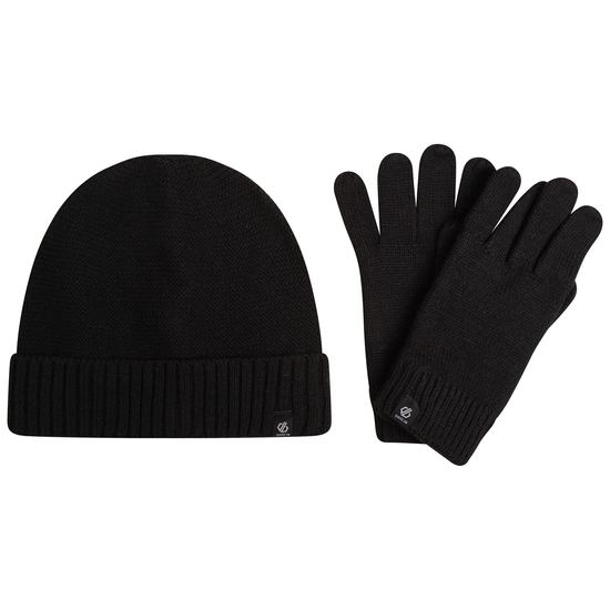 Dare 2b - Damskie zestaw czapka i rękawiczki Czarny